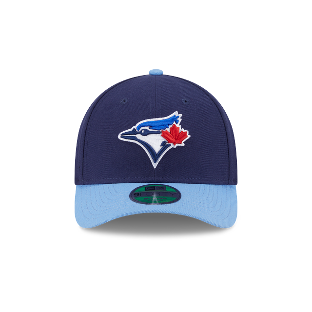 Toronto Blue Jays MLB New Era Men's Navy Light Blue 9Forty M-Crown Player Replica Snapback