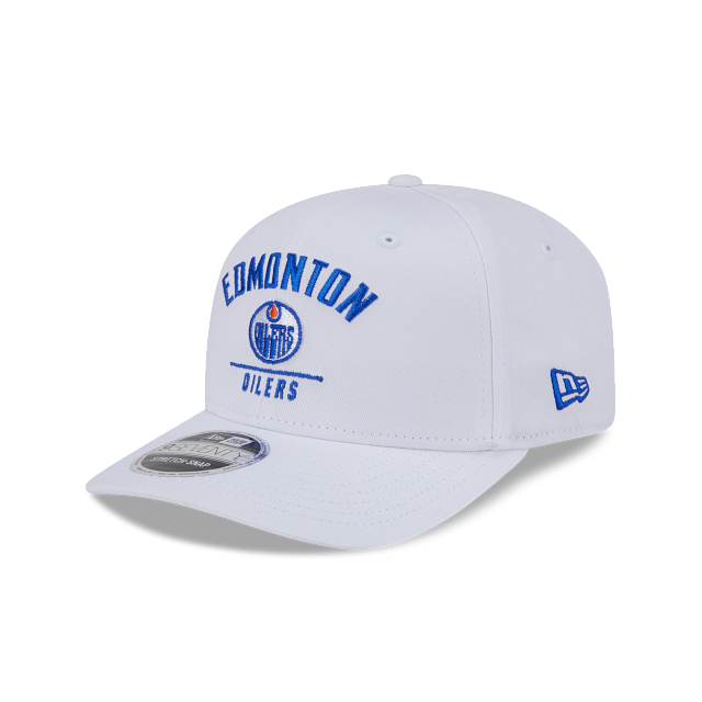 Edmonton Oilers NHL New Era Men's White 9Seventy Team Color Snapback Hat