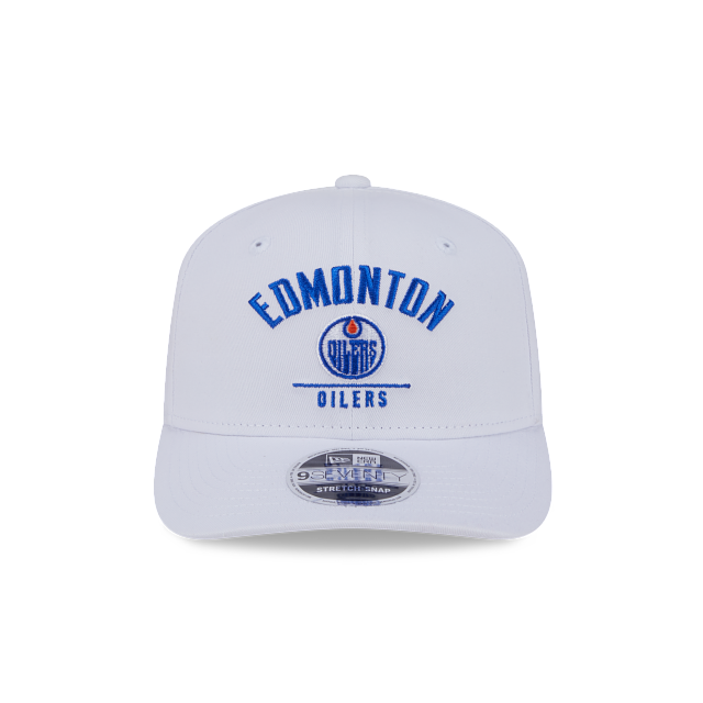 Edmonton Oilers NHL New Era Men's White 9Seventy Team Color Snapback Hat