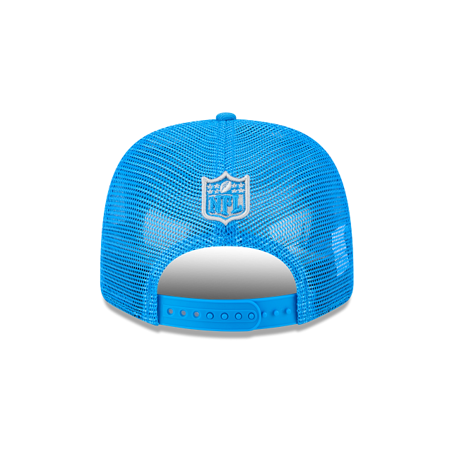 Detroit Lions NFL New Era Men's Light Blue 9Seventy Stretch Trucker Snapback