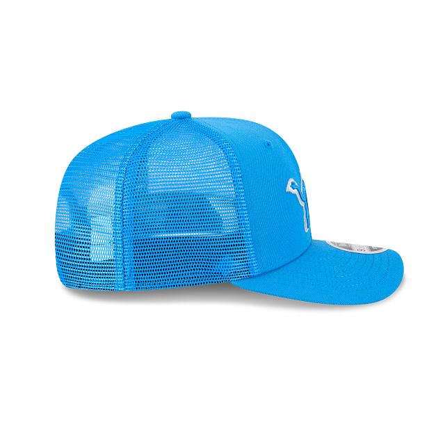 Detroit Lions NFL New Era Men's Light Blue 9Seventy Stretch Trucker Snapback