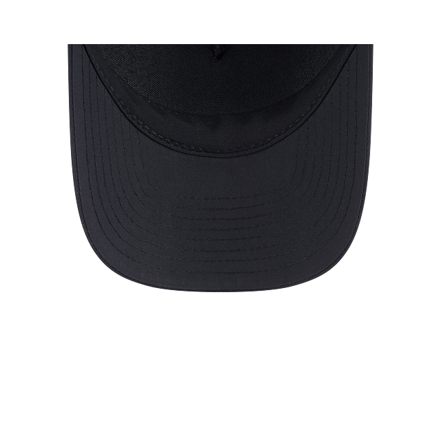 Edmonton Oilers NHL New Era Men's Black 9FORTY M-Crown A-Frame Minimalist Trucker Hat