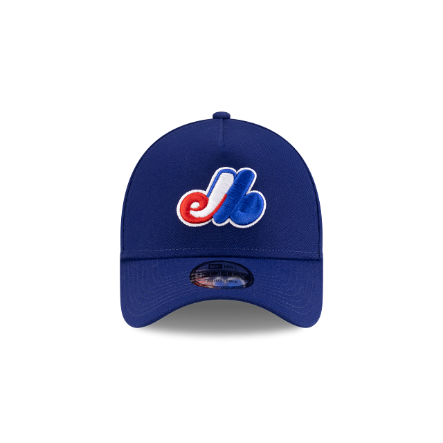 Montreal Expos MLB New Era Men's Navy 9Forty A-Frame Snapback