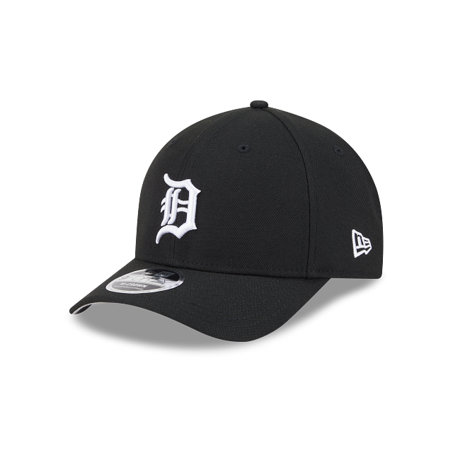 Detroit Tigers MLB New Era Men's Black 9Forty M-Crown Adjustable A-Frame Hat
