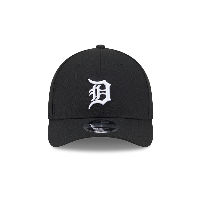 Detroit Tigers MLB New Era Men's Black 9Forty M-Crown Adjustable A-Frame Hat