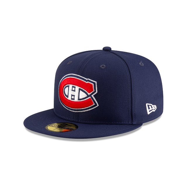 Montreal Canadiens NHL New Era Men's Navy 59Fifty Fitted Hat