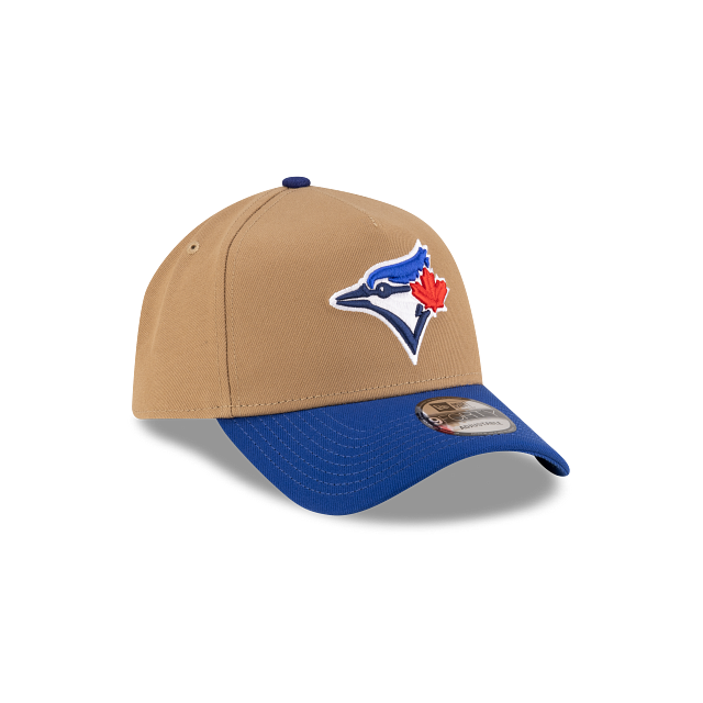 Toronto Blue Jays MLB New Era Men's Khaki/Royal 9Forty A-Frame Snapback