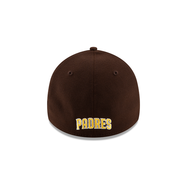 Casquette extensible classique 39Thirty Team marron pour homme des San Diego Padres MLB New Era