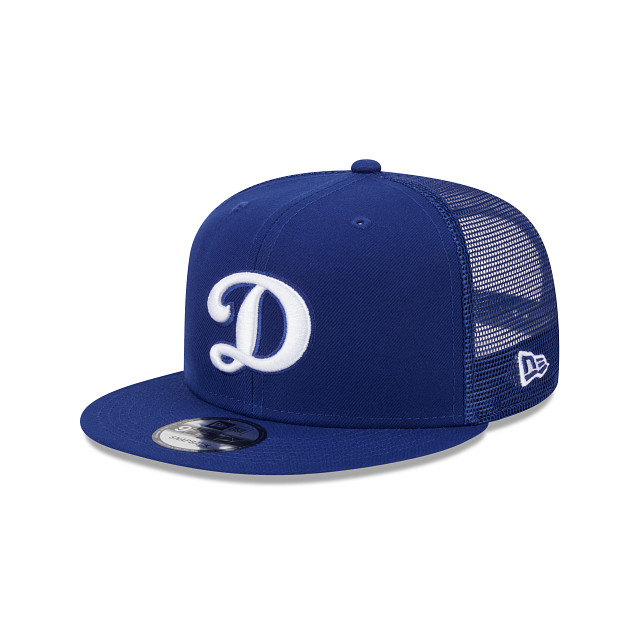 Los Angeles Dodgers MLB New Era Men's Royal Blue 9Fifty Trucker Snapback