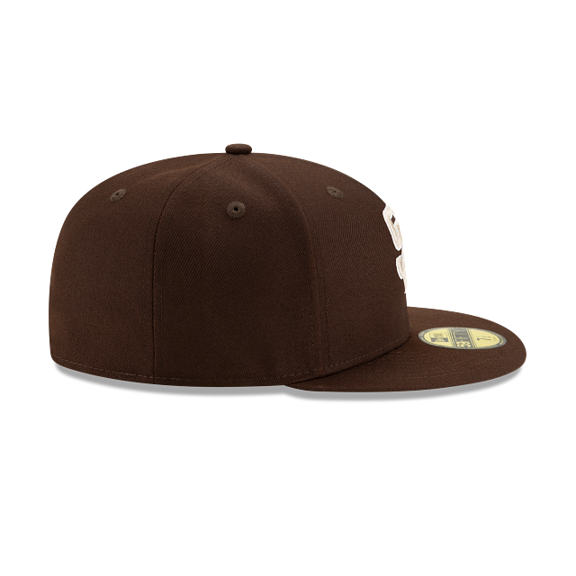 San Diego Padres MLB New Era Men's Brown 59Fifty Authentic Collection Alternate Fitted Hat