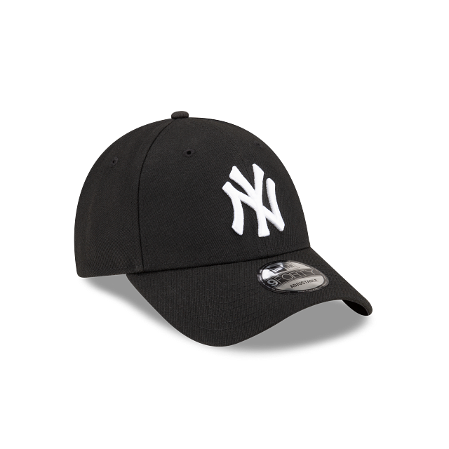 New York Yankees MLB New Era Men's Black 9Forty Adjustable Hat