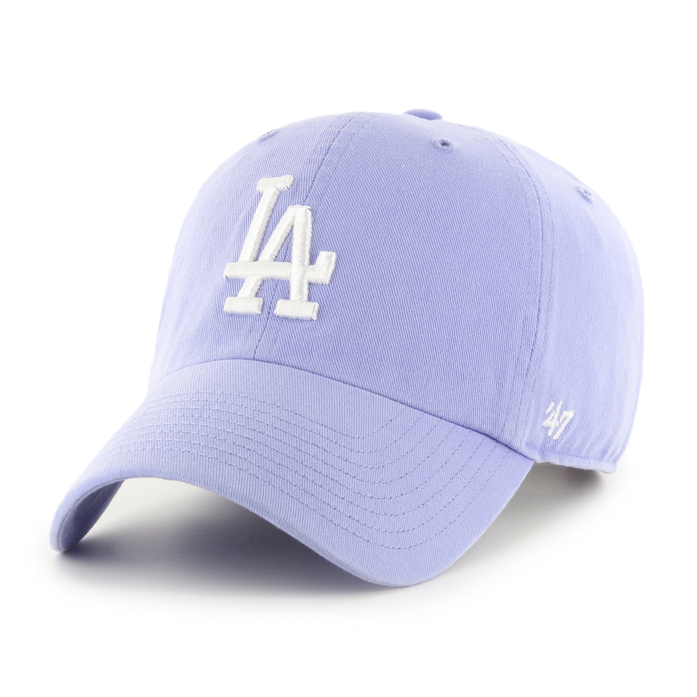 Los Angeles Dodgers MLB 47 Brand Men's Lavender Clean Up Adjustable Hat