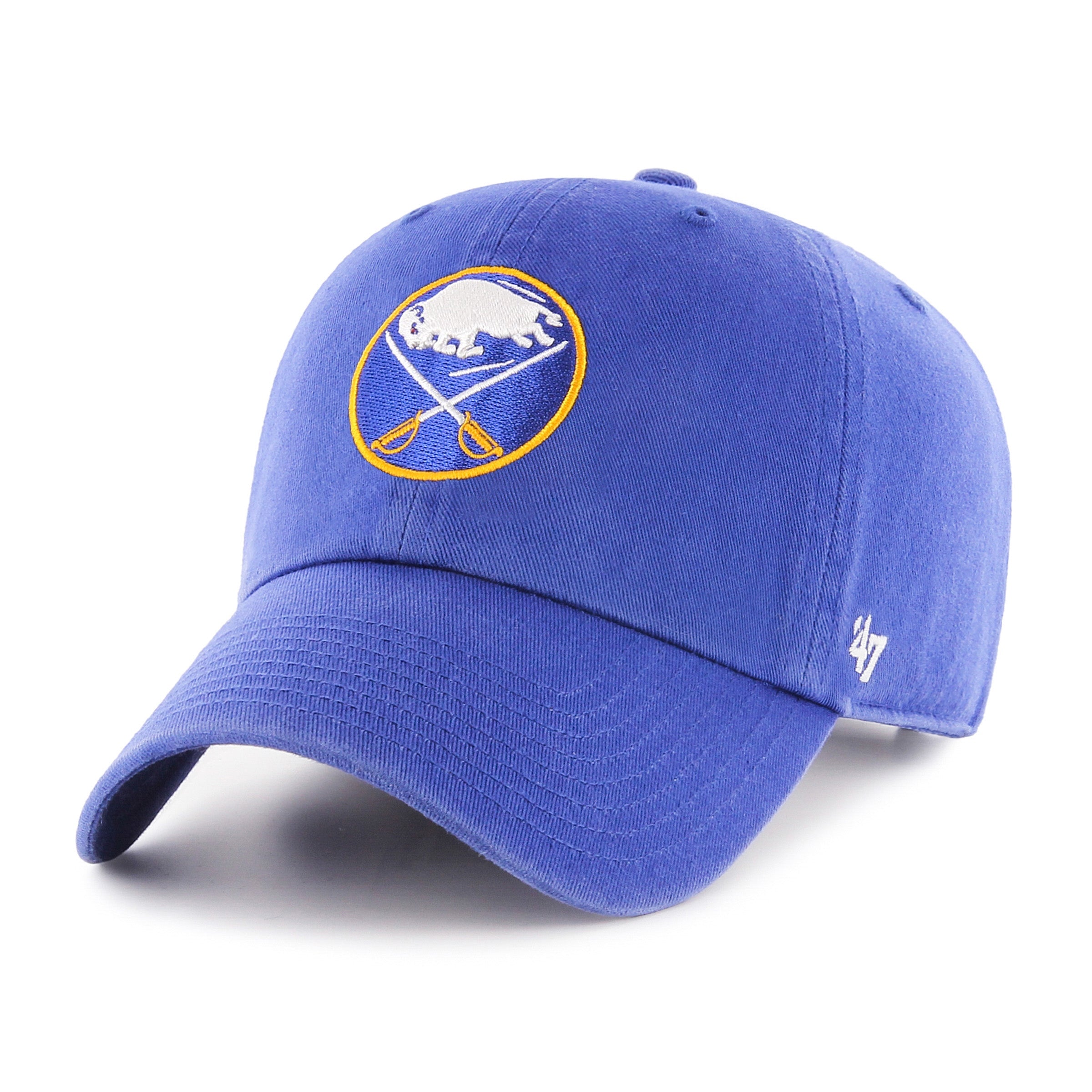 Buffalo Sabres NHL 47 Brand Men's Royal Vintage Clean Up Adjustable Hat