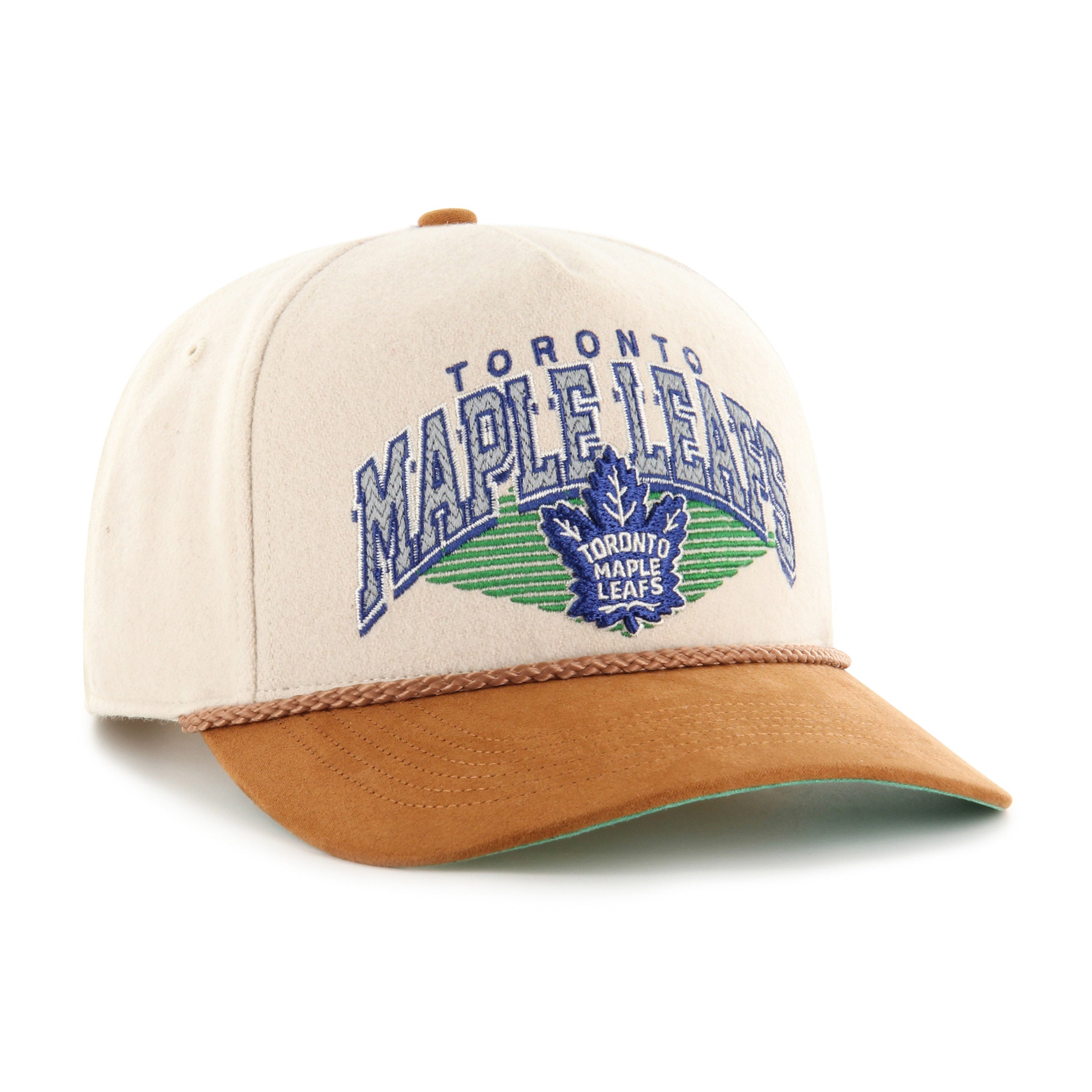 Toronto Maple Leafs NHL 47 Brand Men's Pomona Wool Rope Hitch Snapback Hat