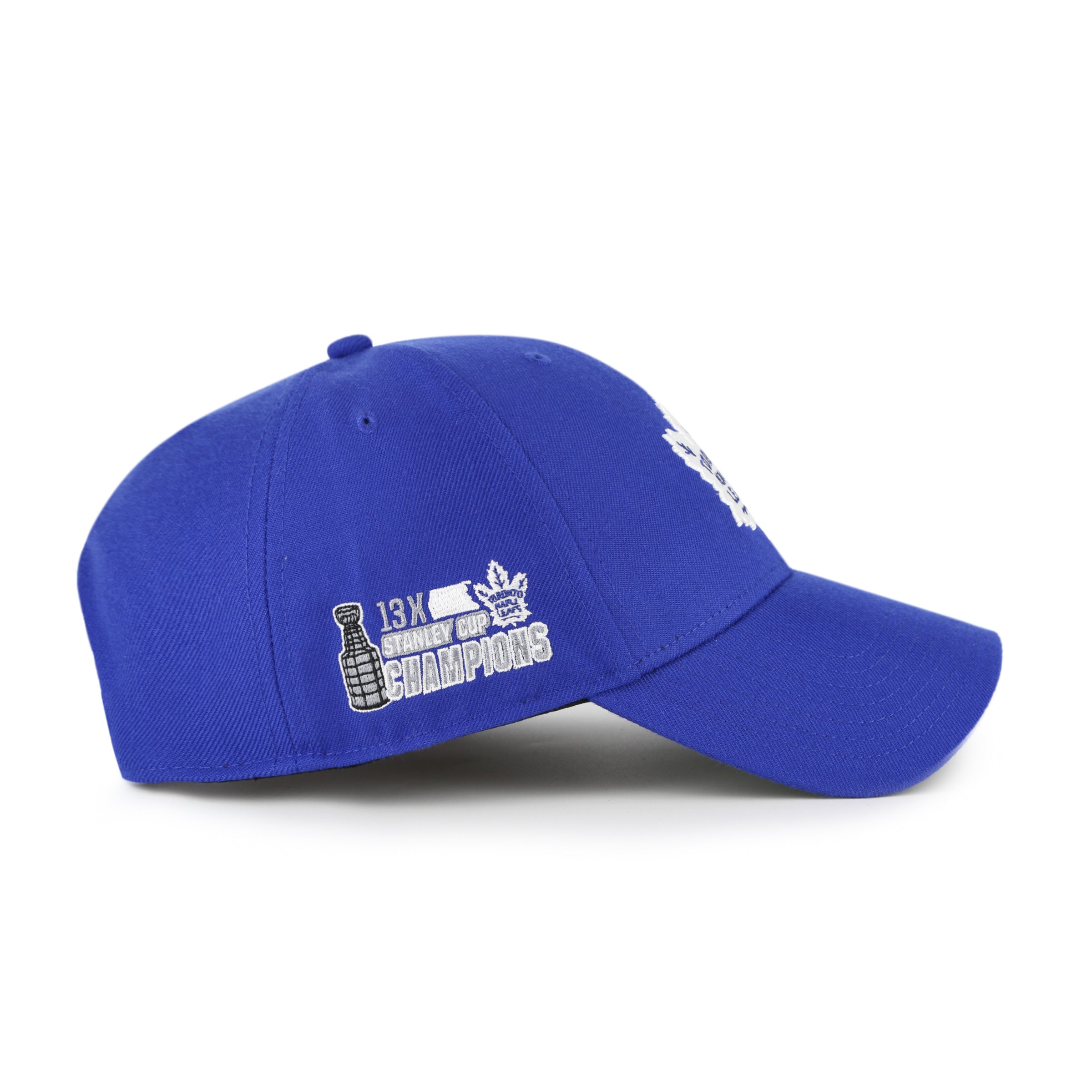 Toronto Maple Leafs NHL 47 Brand Men's Royal Blue Stanley Cup Championship MVP Sure Shot Snapback