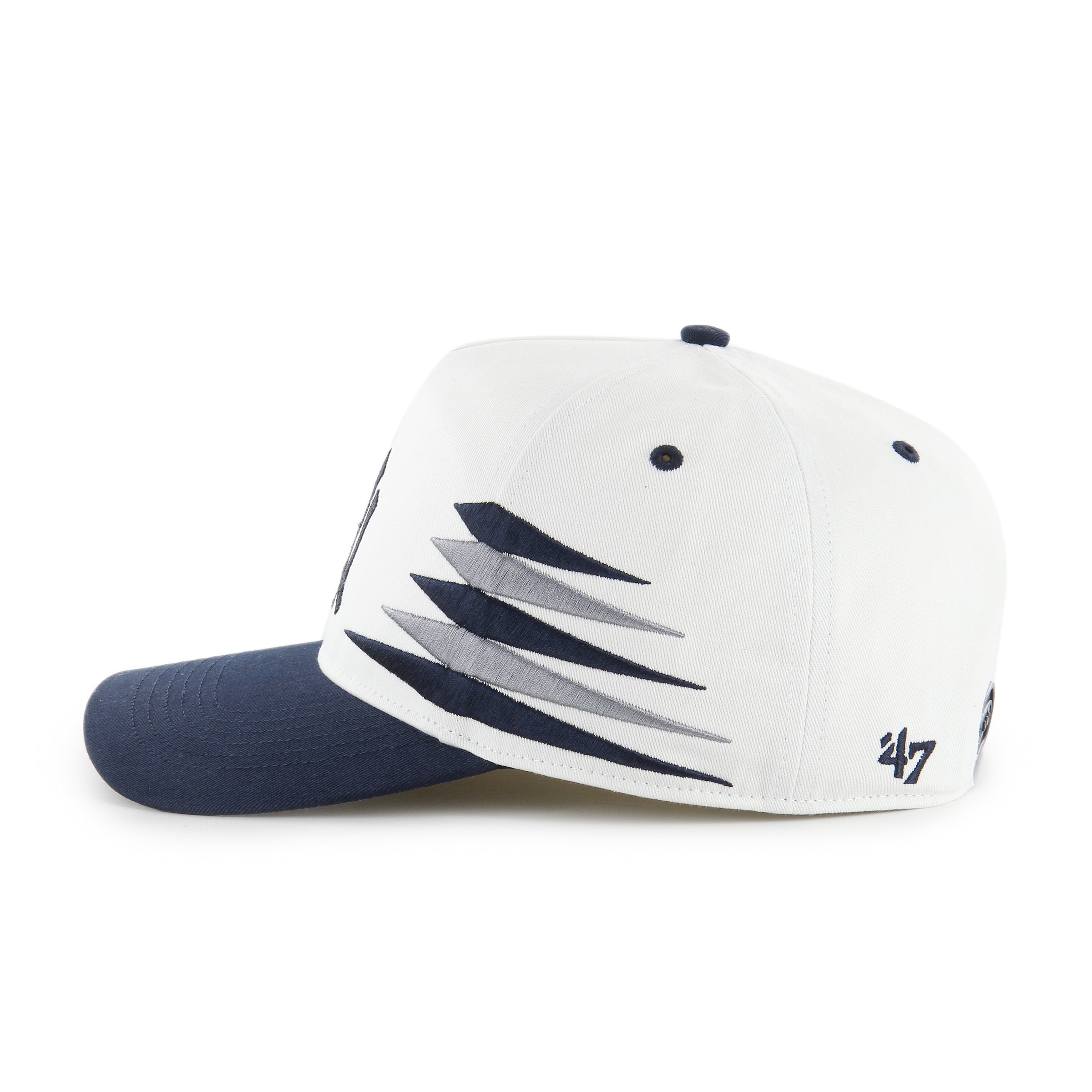 New York Yankees MLB 47 Brand Men's White Diamond Hitch Snapback Hat