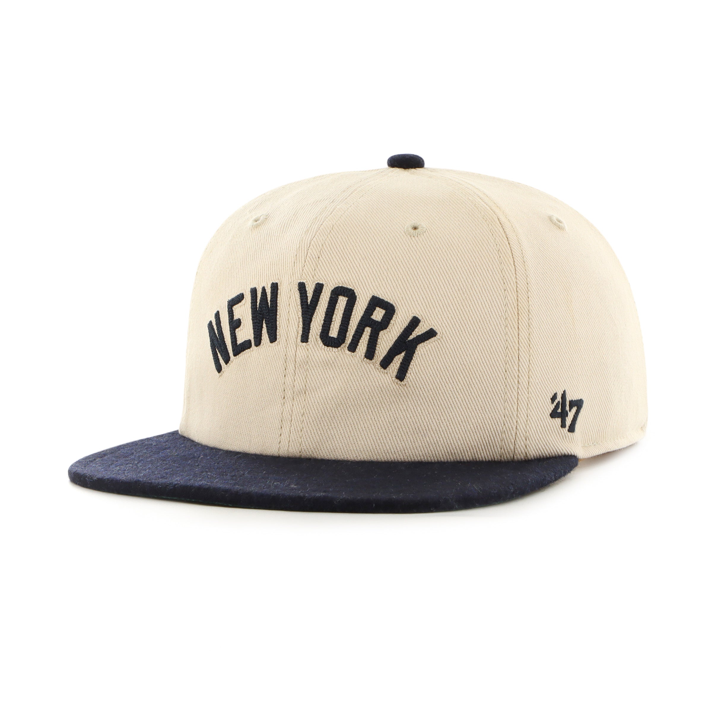 New York Yankees MLB 47 Brand Men's Beige Captain RL Fieldstone Snapback