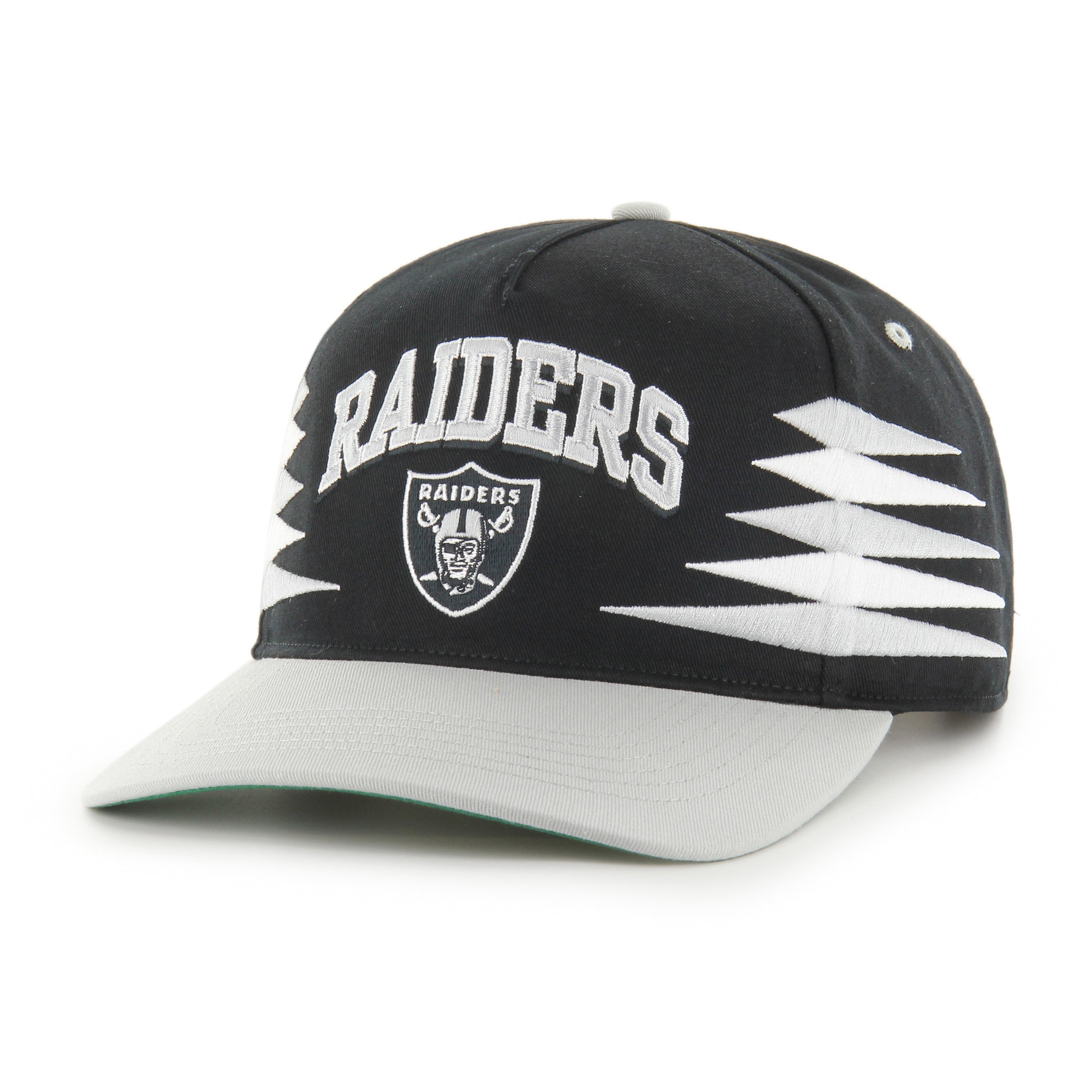 Las Vegas Raiders NFL 47 Brand Men's Black Diamond Hitch Snapback Hat