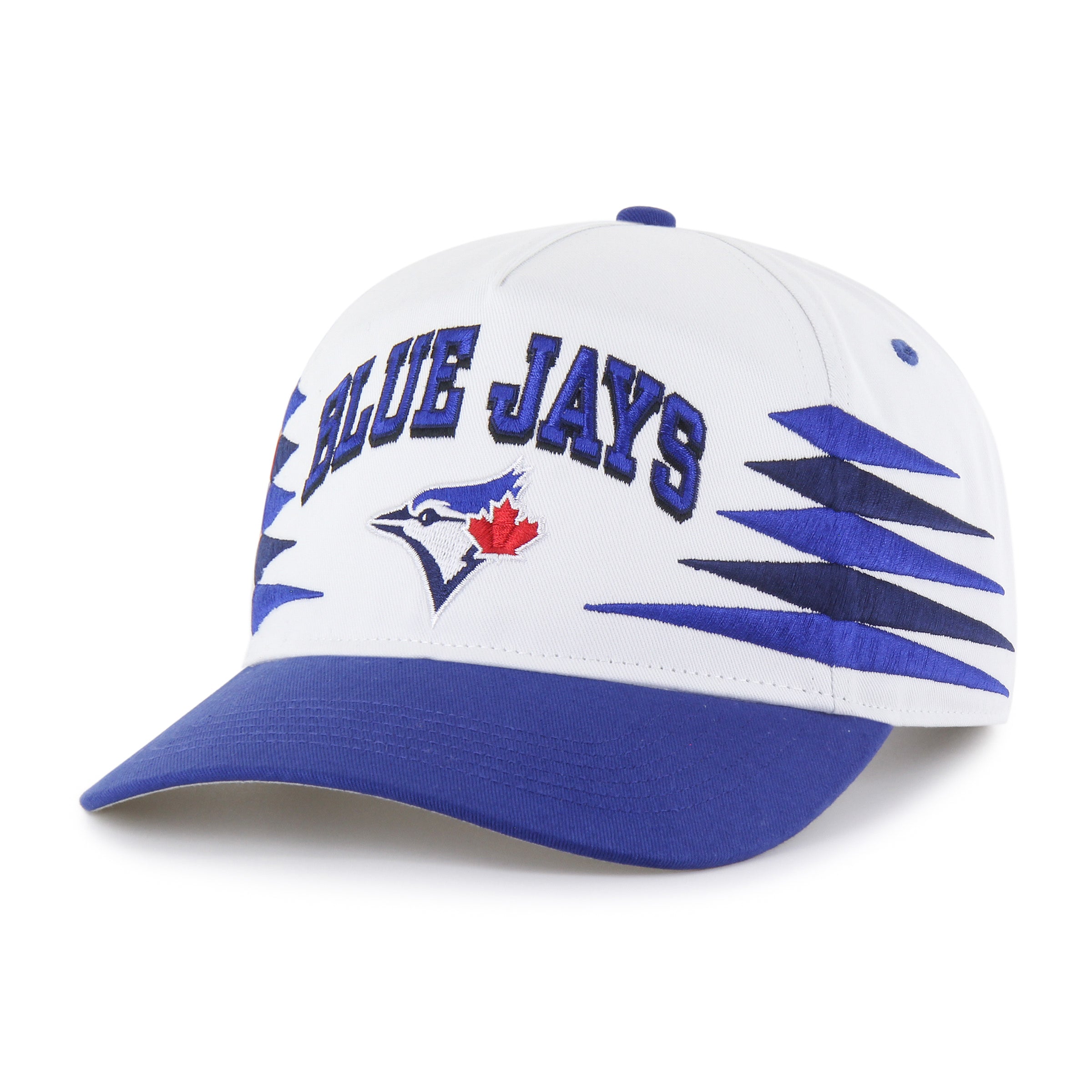 Toronto Blue Jays MLB 47 Brand Men's White Diamond Hitch Snapback Hat