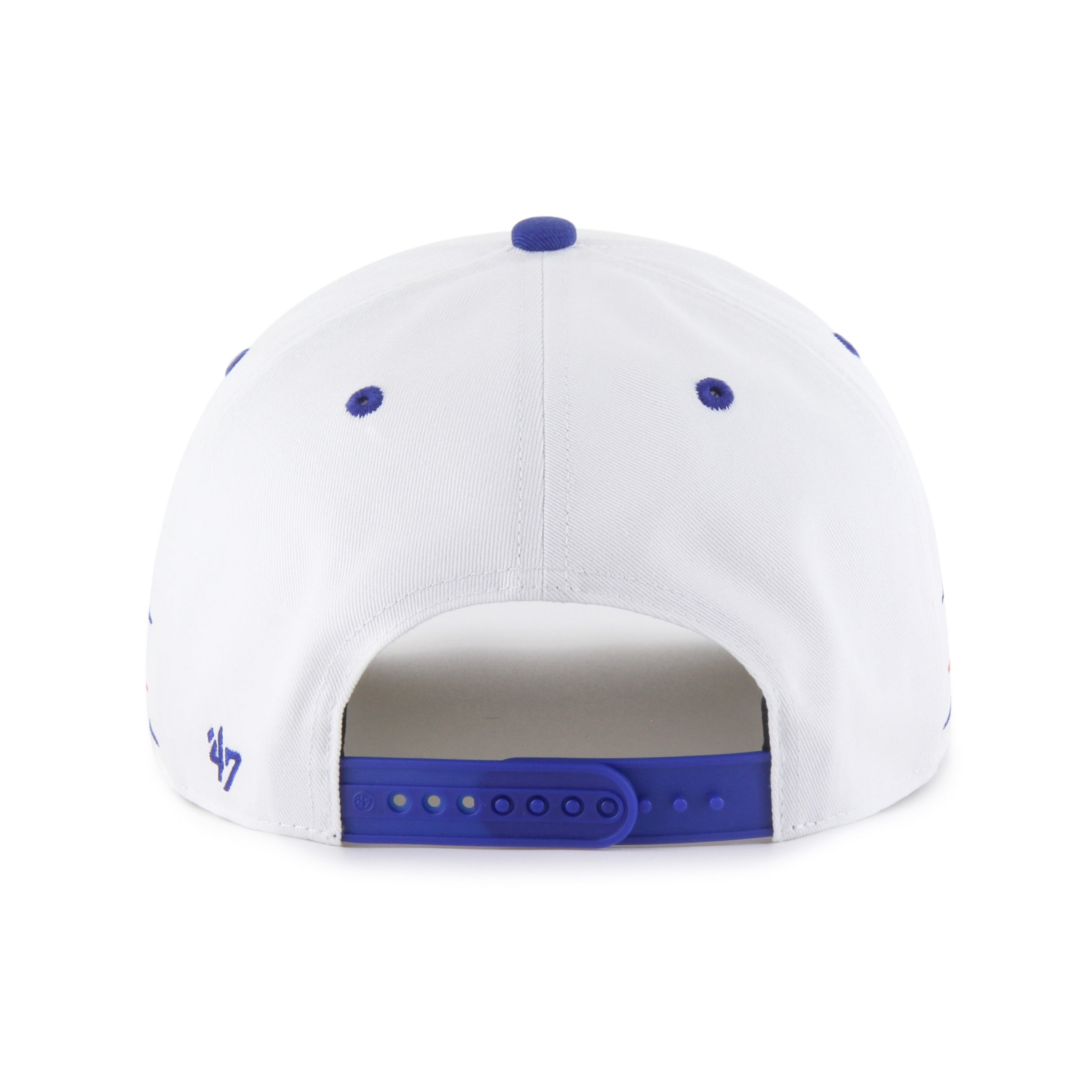 Toronto Blue Jays MLB 47 Brand Men's White Diamond Hitch Snapback Hat