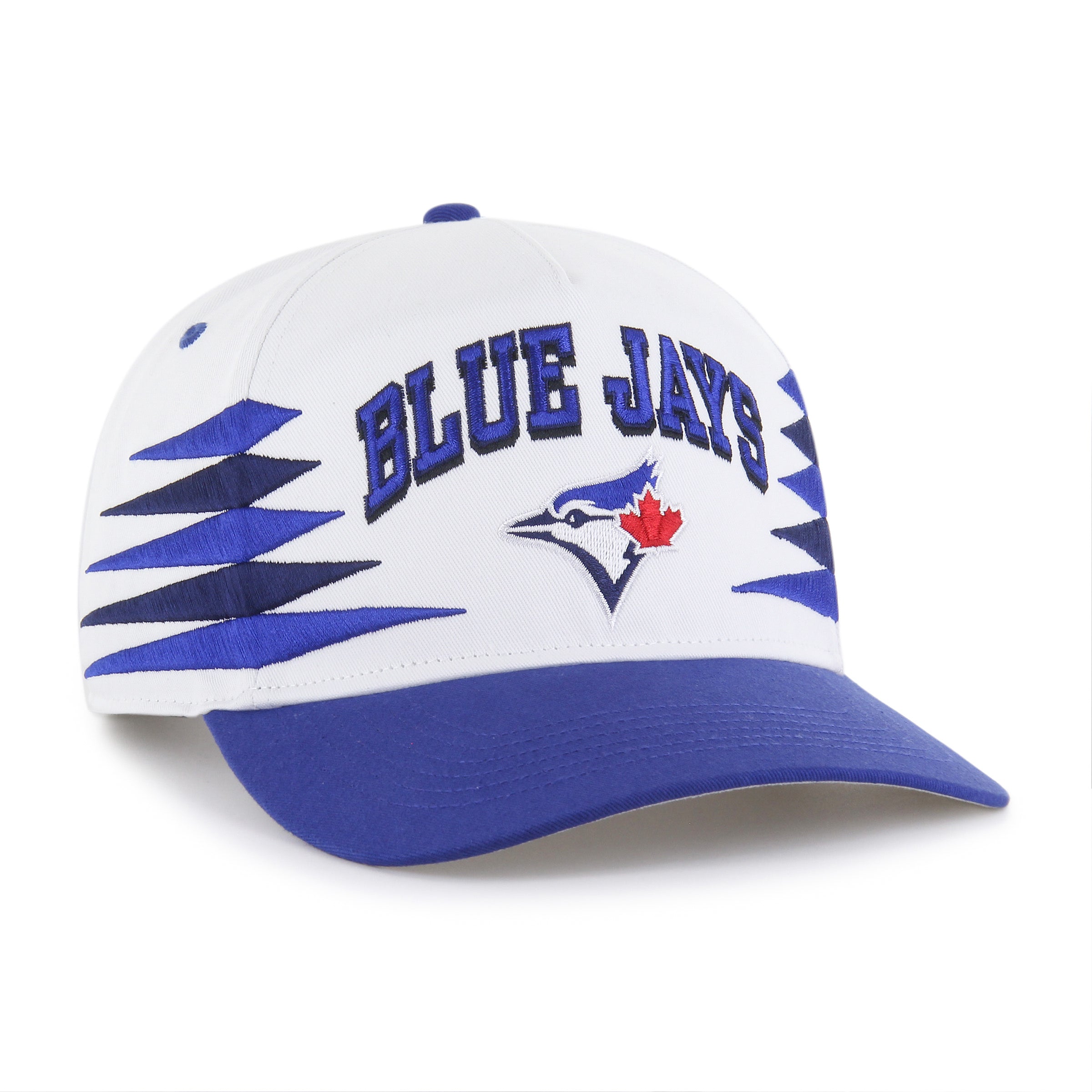 Toronto Blue Jays MLB 47 Brand Men's White Diamond Hitch Snapback Hat