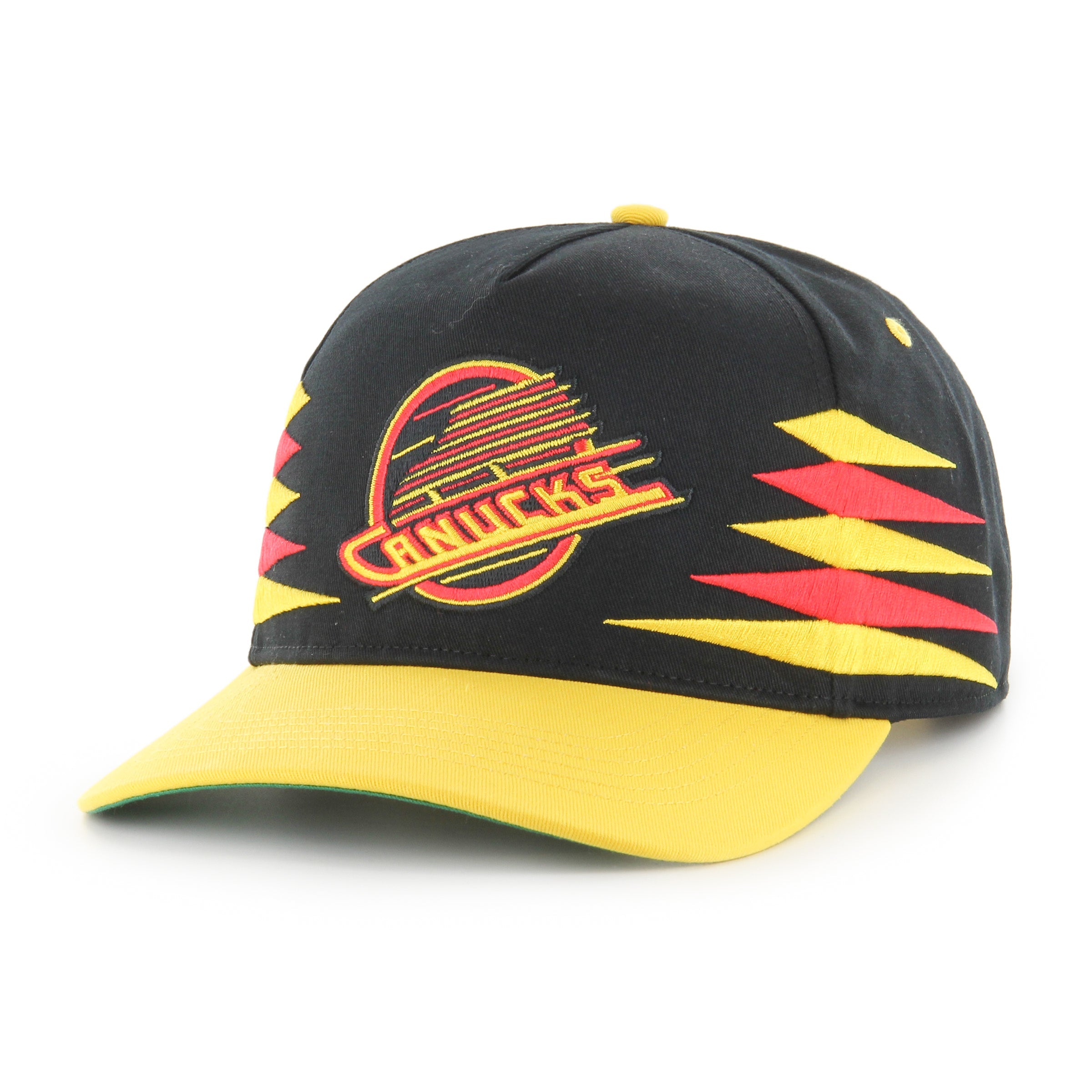 Vancouver Canucks NHL 47 Brand Men's Black Diamond Hitch Snapback Hat