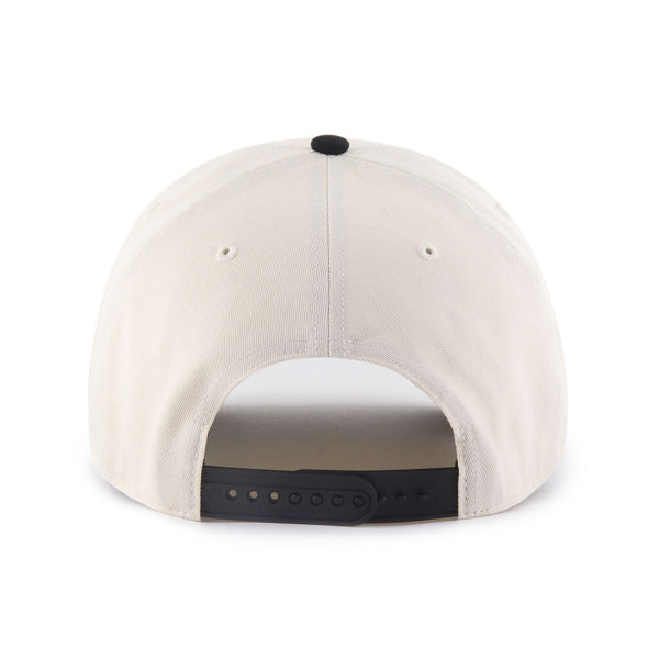Toronto Maple Leafs NHL 47 Brand Men's Beige Black Tabloid Hitch RF Snapback