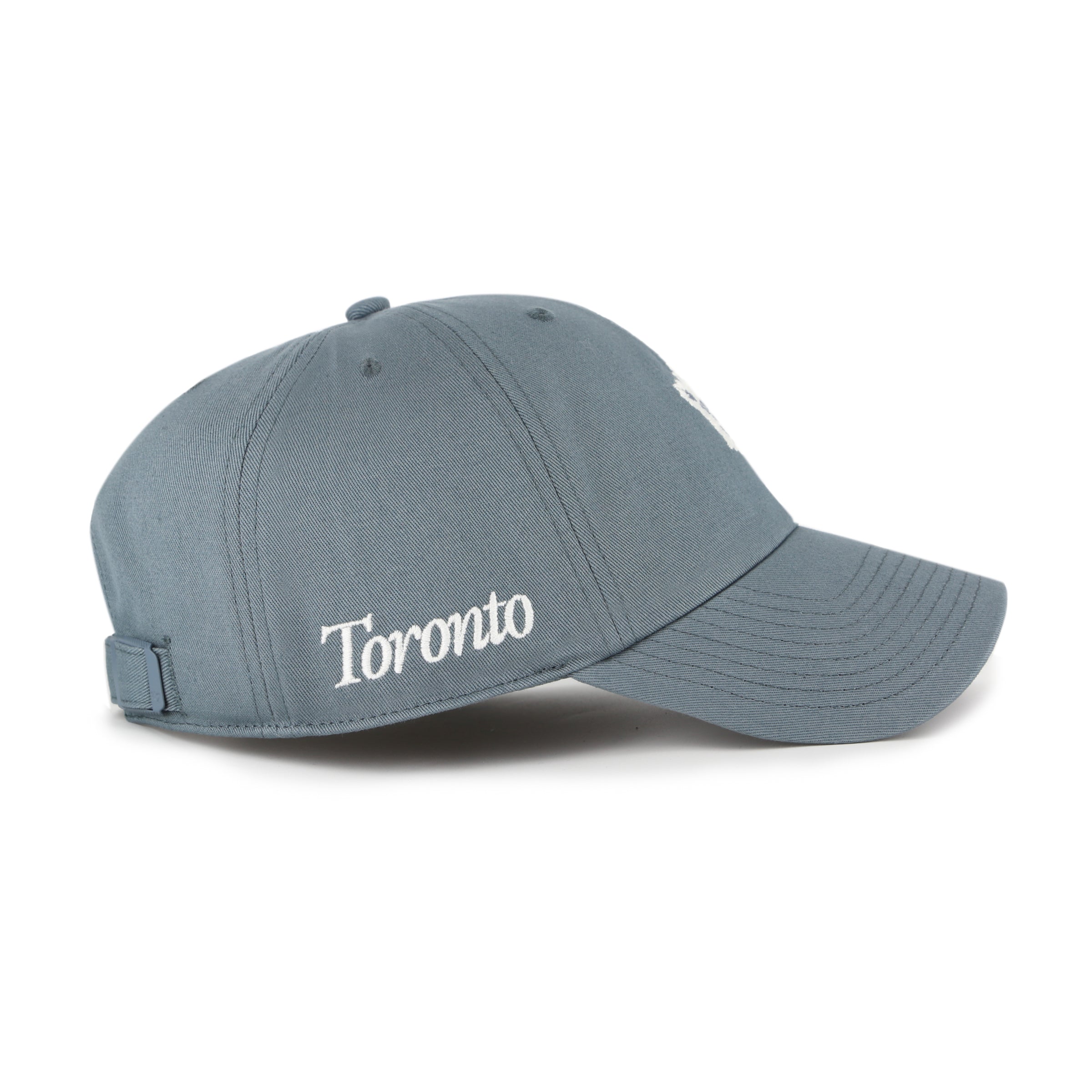 Toronto Maple Leafs NHL 47 Brand Men's Grey Foundation Clean Up Adjustable Hat