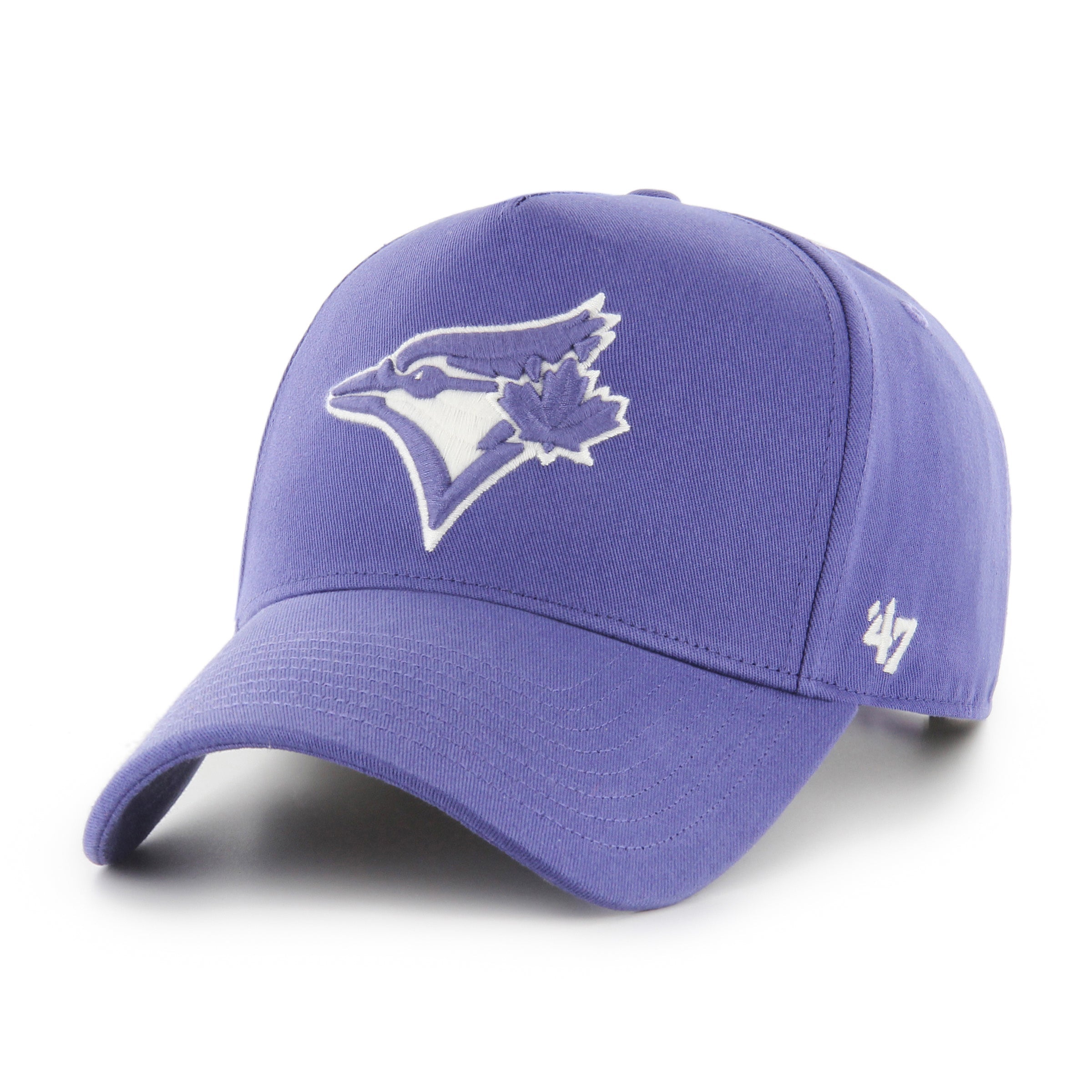 Toronto Blue Jays 47 Brand Men's Purple Foundation Offside A-Frame Snapback Hat