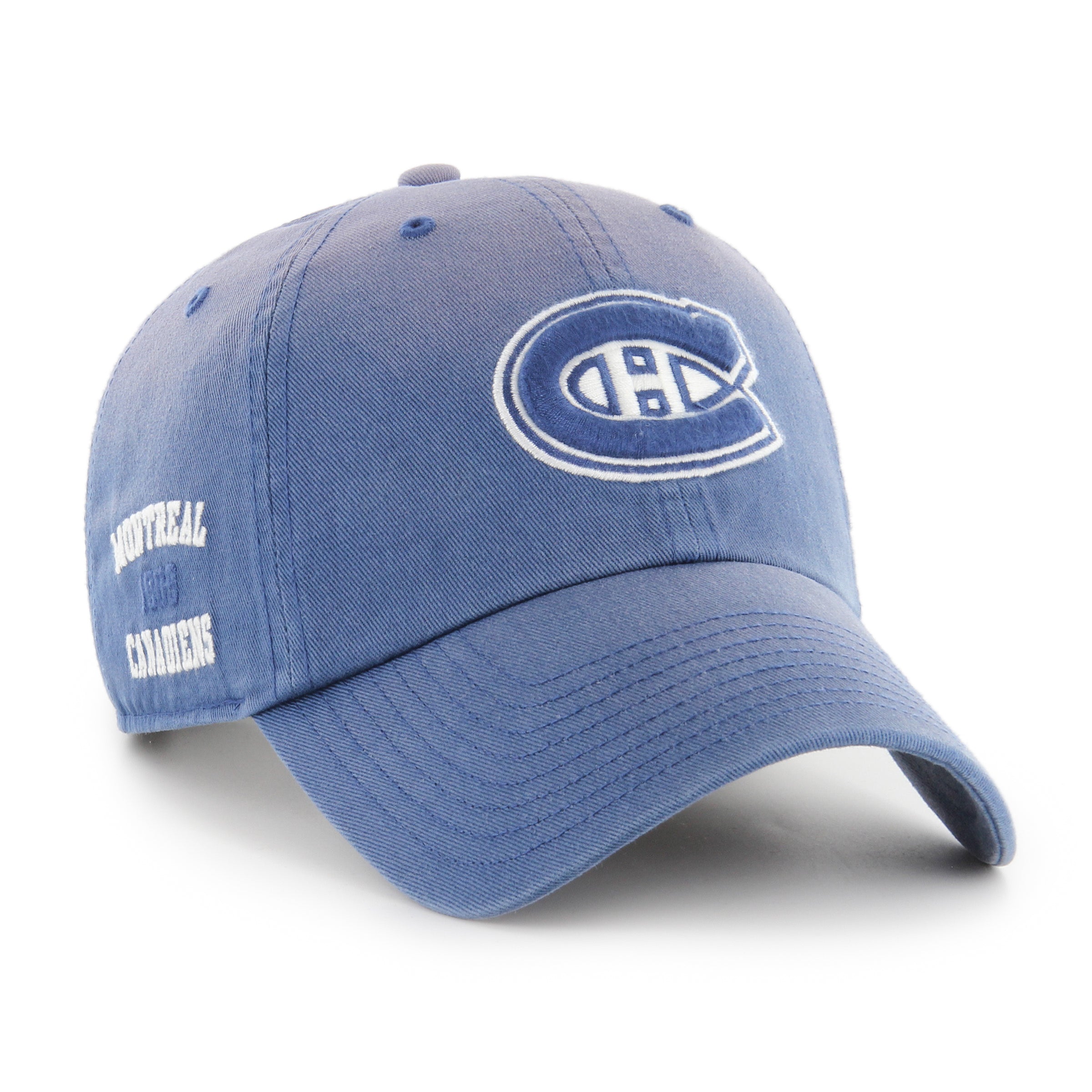 Montreal Canadiens NHL 47 Brand Men's Royal Dusted Truro Clean Up Adjustable Hat