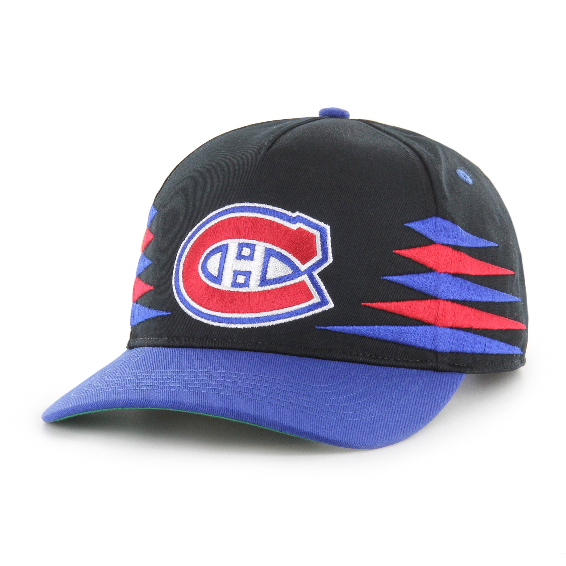 Montreal Canadiens NHL 47 Brand Men's Black Diamond Hitch Snapback Hat