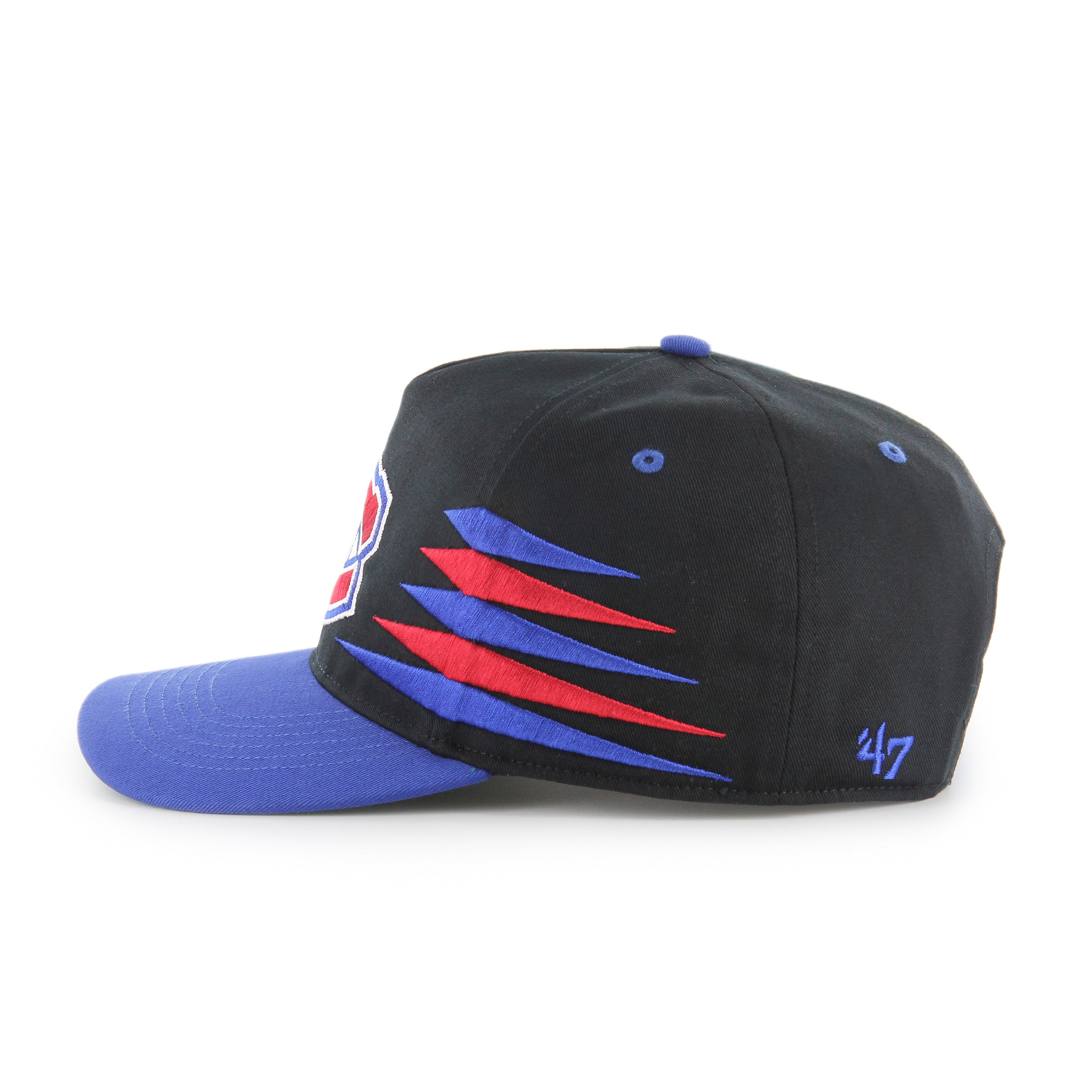 Montreal Canadiens NHL 47 Brand Men's Black Diamond Hitch Snapback Hat