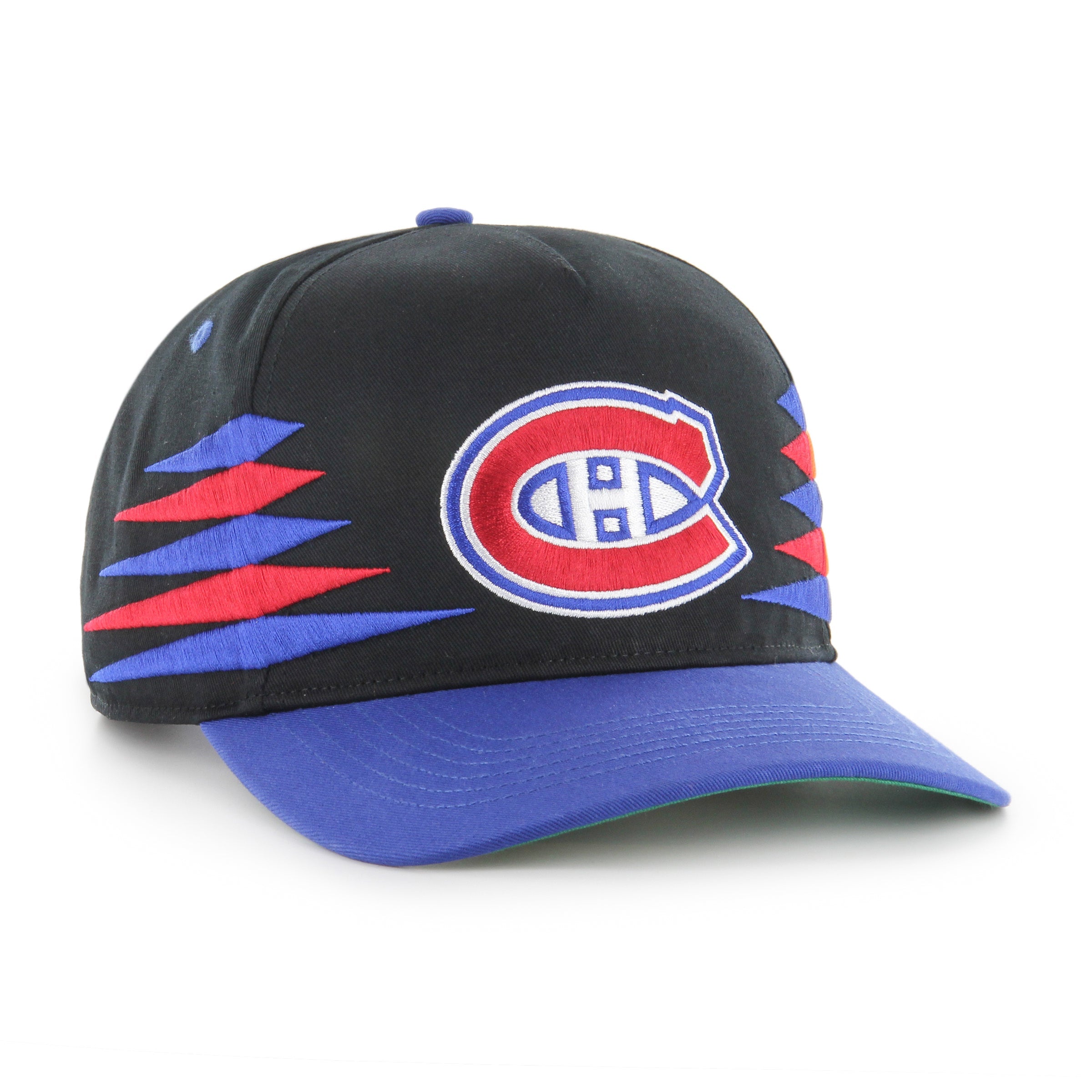 Montreal Canadiens NHL 47 Brand Men's Black Diamond Hitch Snapback Hat