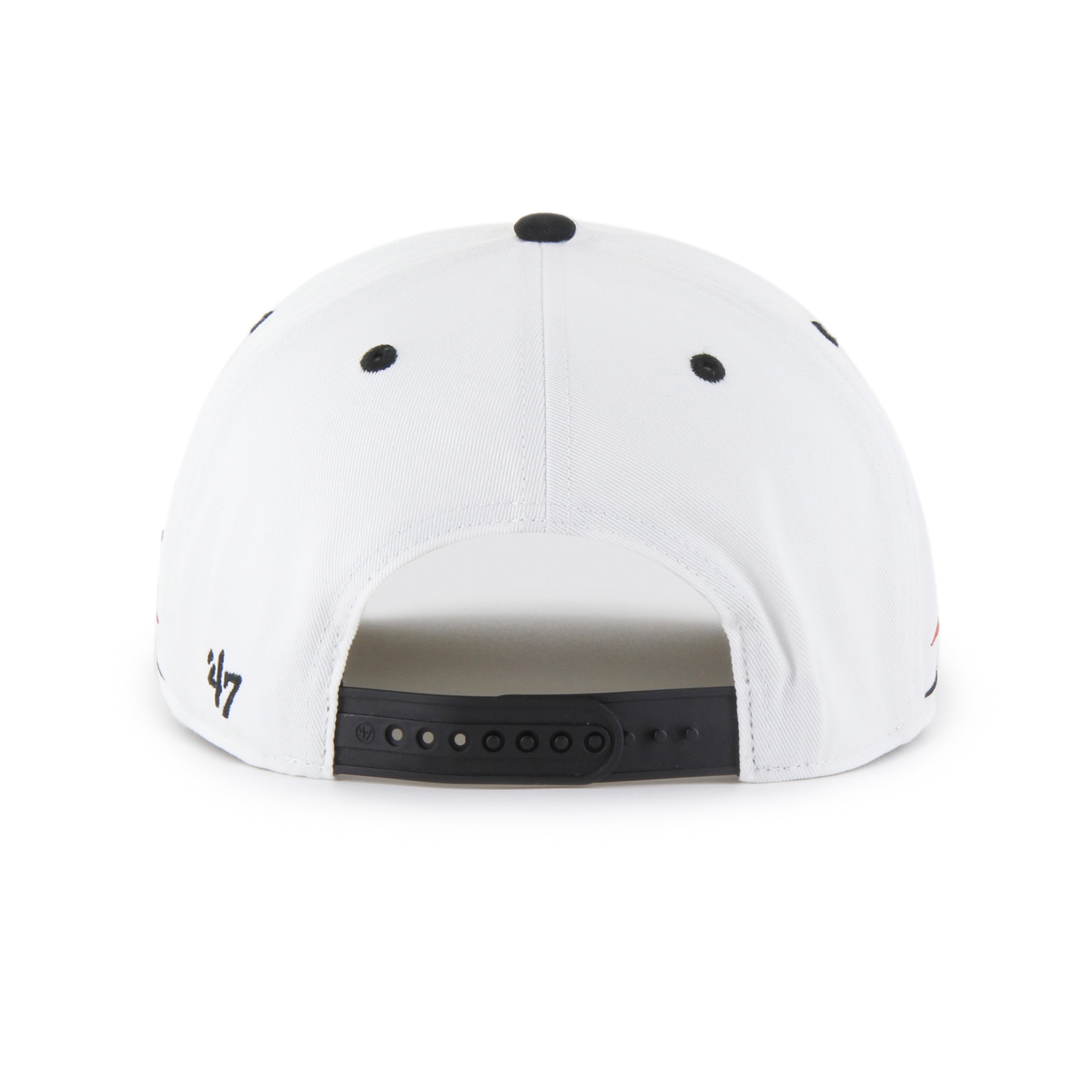Vancouver Canucks NHL 47 Brand Men's White Diamond Hitch Snapback Hat