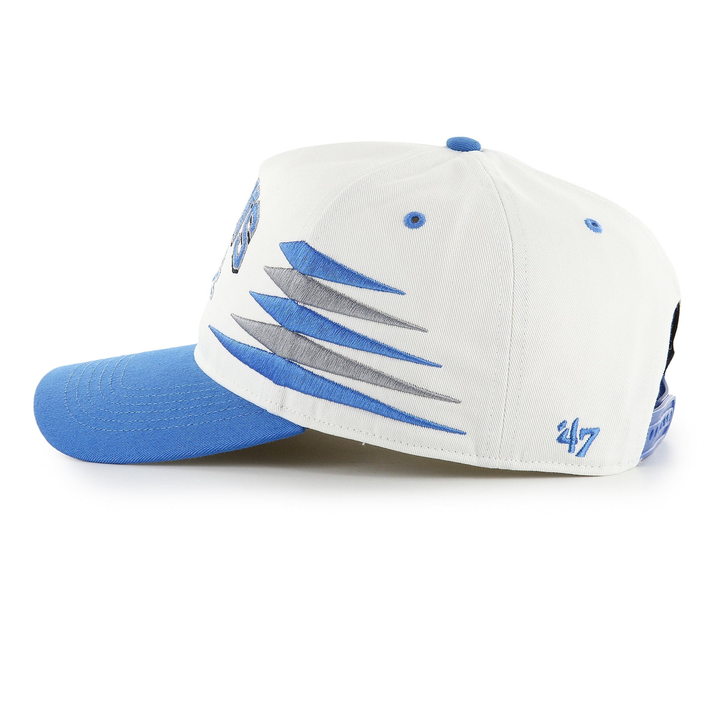 Detroit Lions NFL 47 Brand Men's White Diamond Hitch Snapback Hat