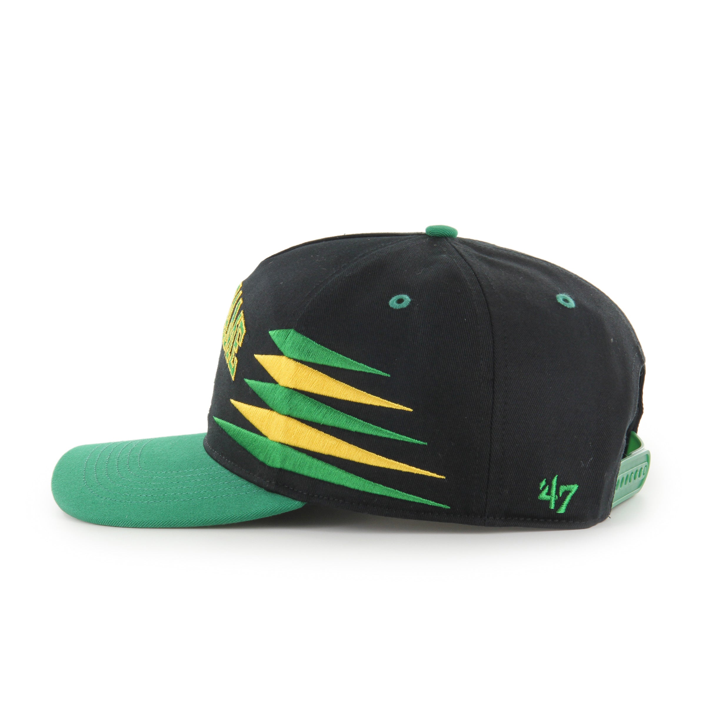 Notre Dame Fighting Irish NCAA 47 Brand Men's Black Diamond Hitch Snapback Hat