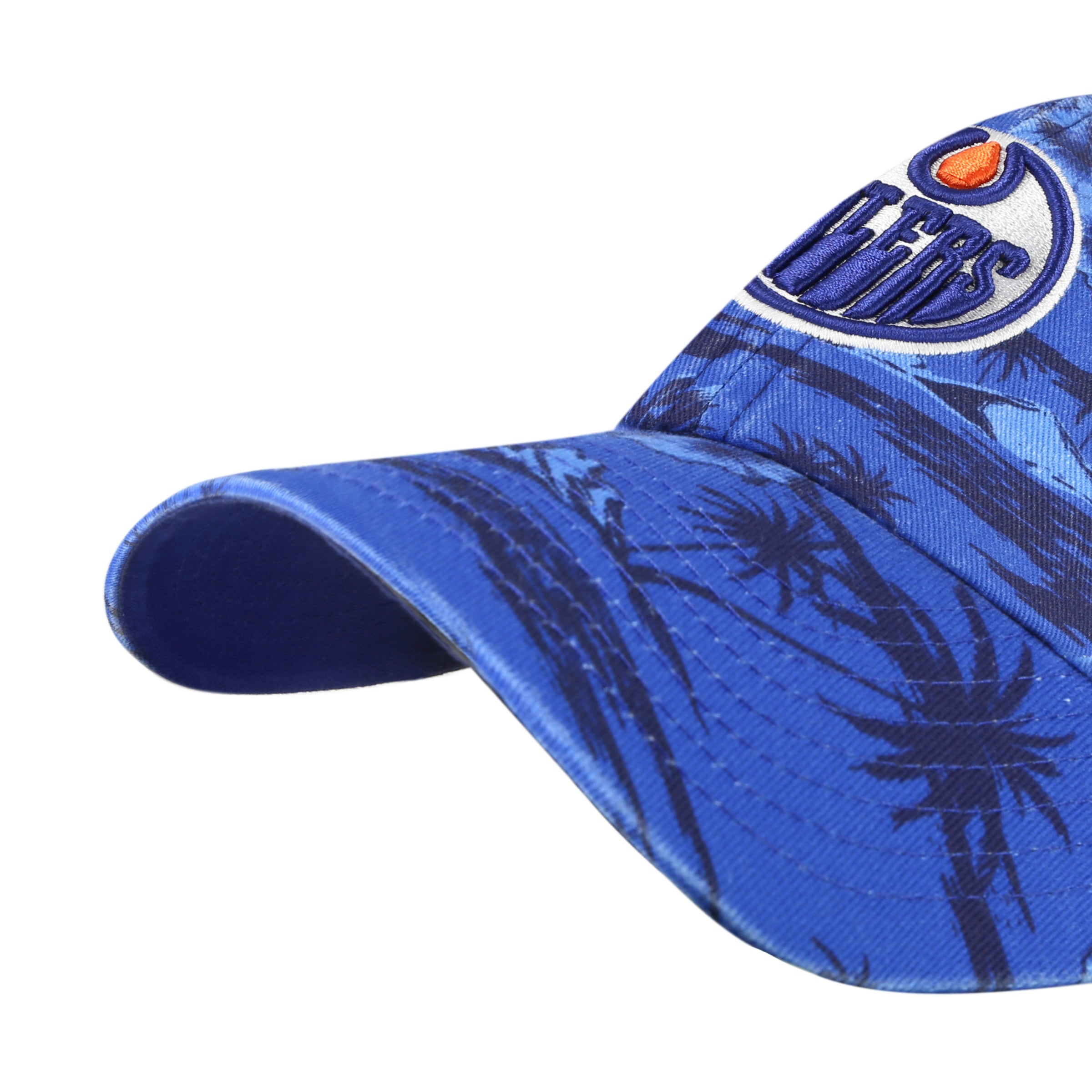 Edmonton Oilers NHL 47 Brand Men's Navy Fiji Clean Up Adjustable Hat