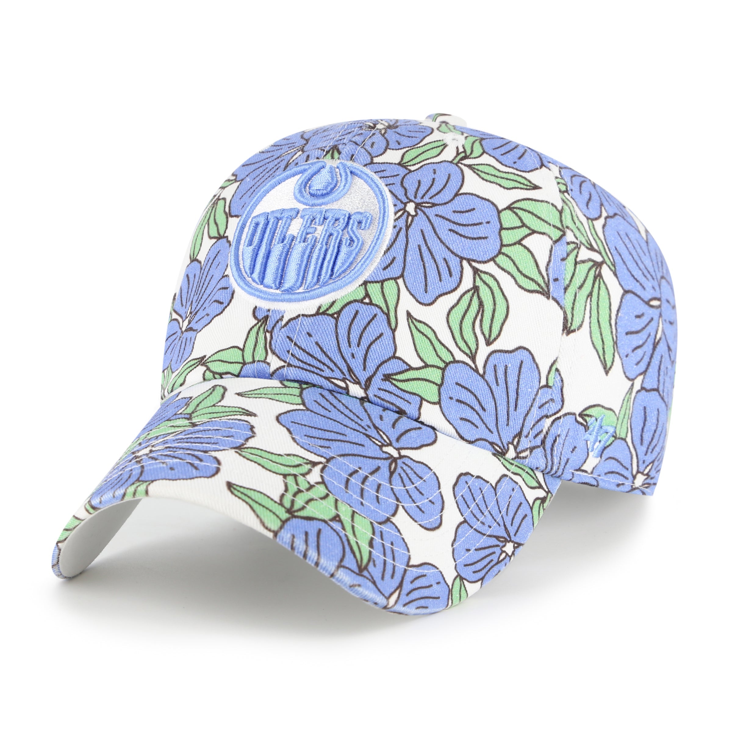 Edmonton Oilers NHL 47 Brand Women's Florentina Clean Up Adjustable Hat