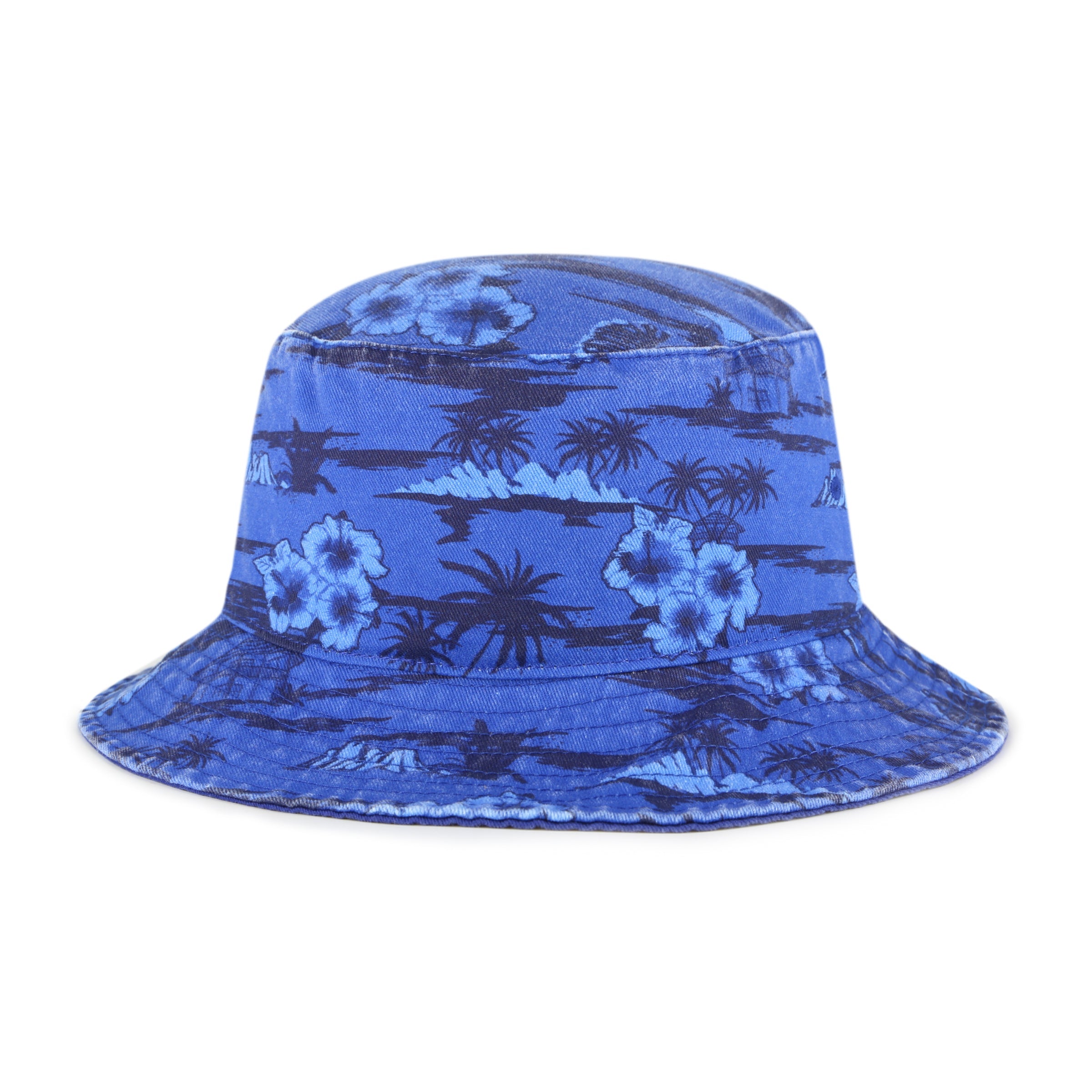 Edmonton Oilers NHL 47 Brand Men's Blue Fiji Bucket Hat