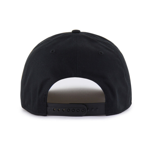 Las Vegas Raiders NFL 47 Brand Men's Black Foundational Rope Hitch Snapback Hat