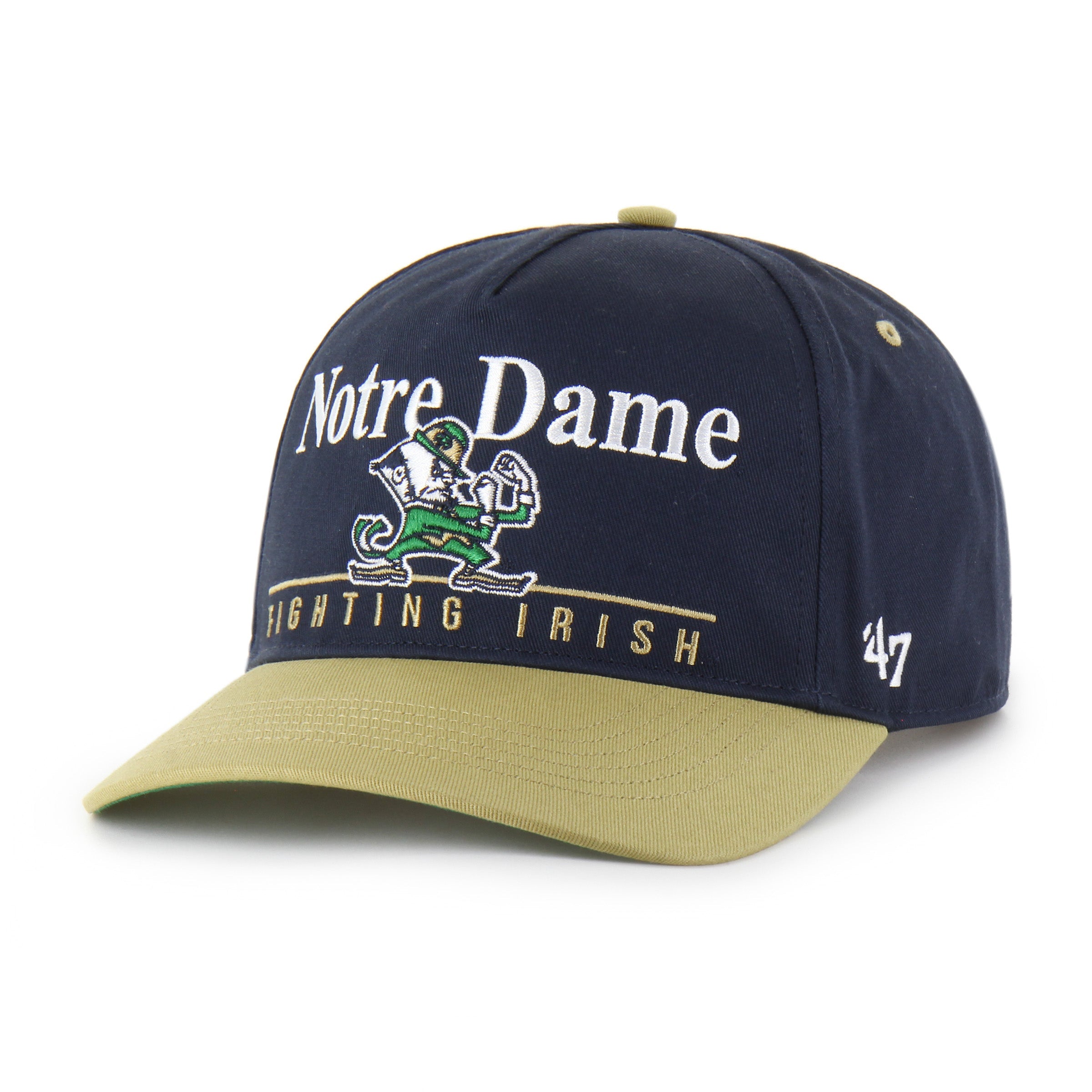 Notre Dame Fighting Irish NCAA 47 Brand Men's Navy Super Hitch Snapback
