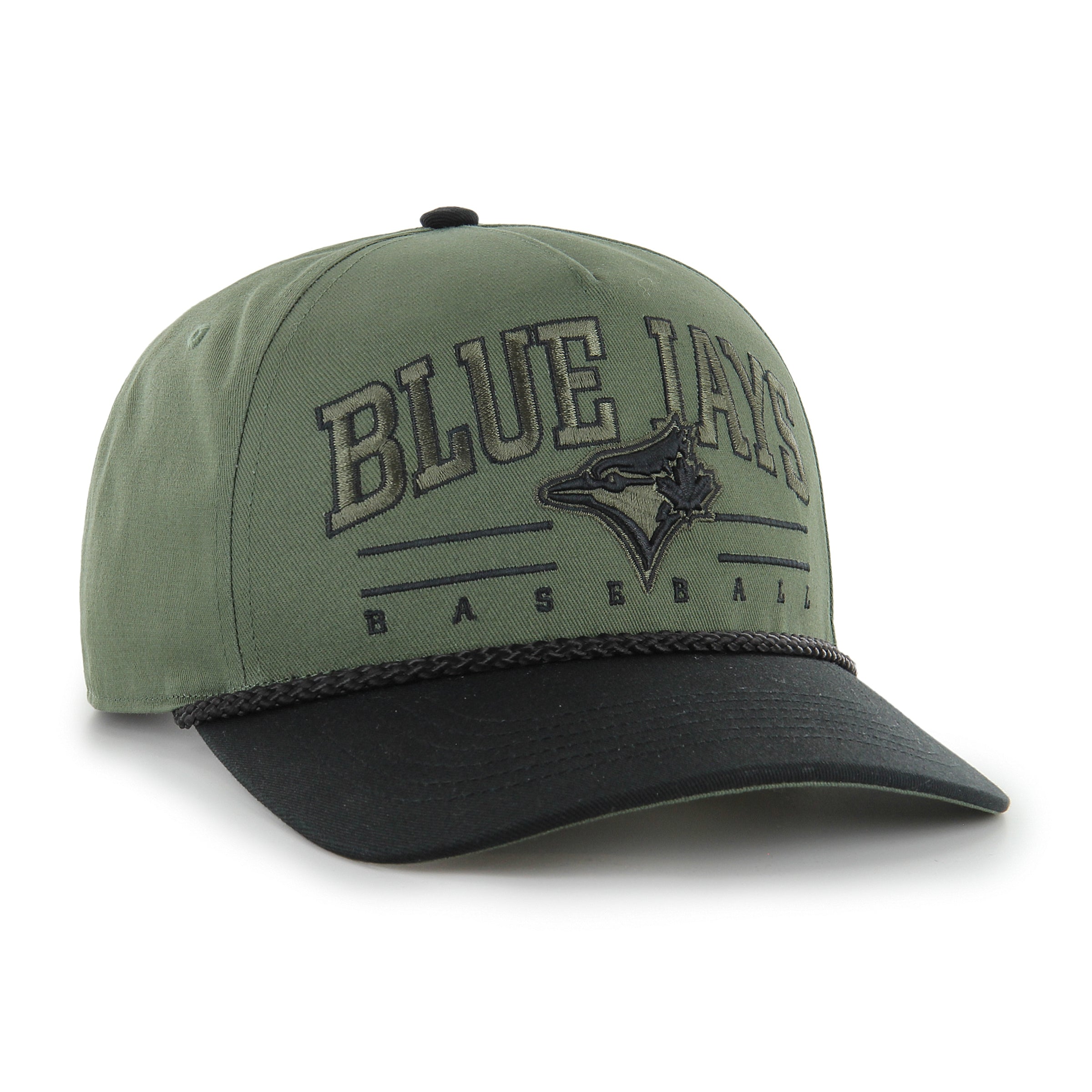 Toronto Blue Jays MLB 47 Brand Men's Green Roscoe Rope Option Hitch Adjustable Hat