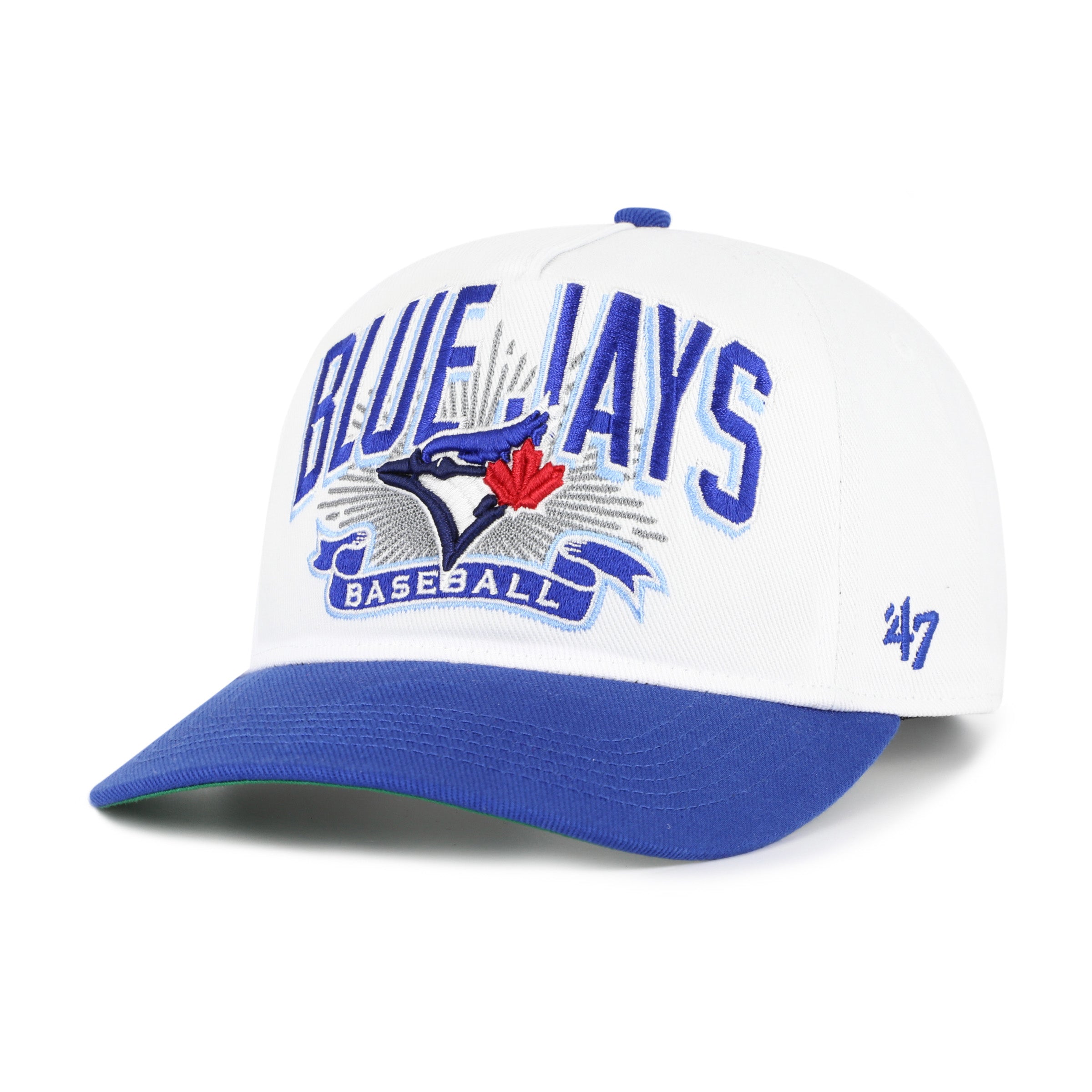 Toronto Blue Jays MLB 47 Brand Men's White Prime Play Hitch Snapback Hat