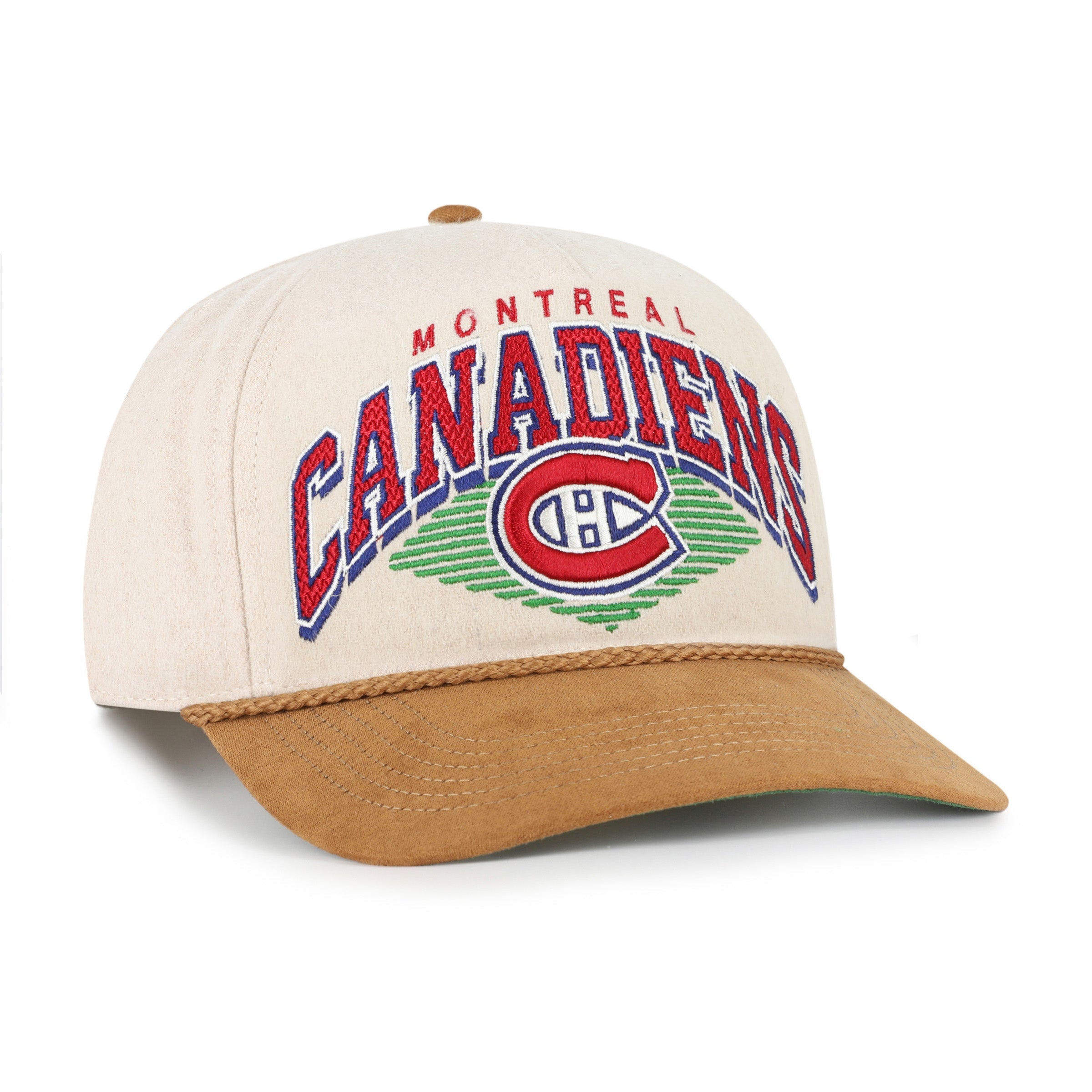 Montreal Canadiens NHL 47 Brand Men's Pomona Wool Rope Hitch Snapback Hat