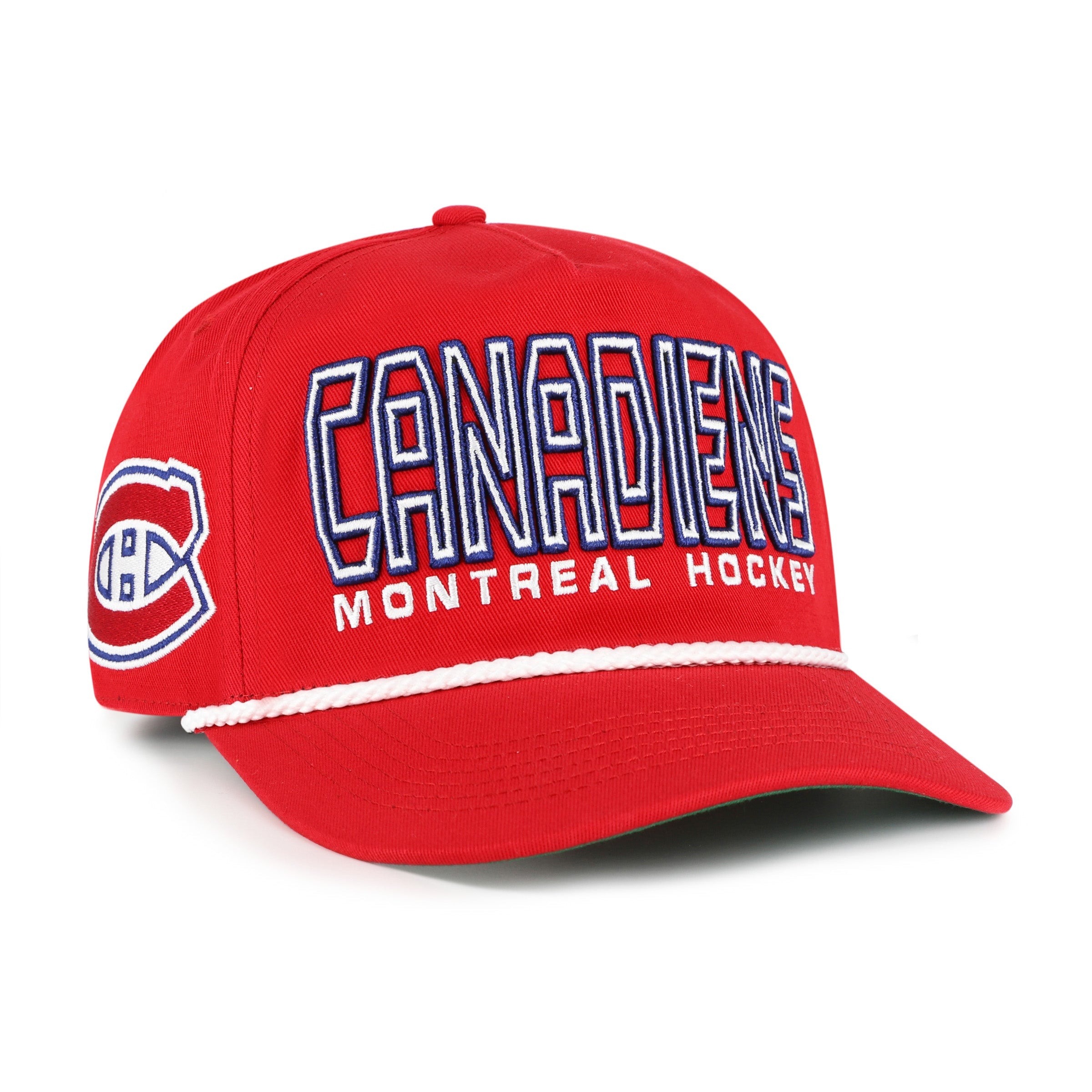 Montreal Canadiens NHL 47 Brand Men's Red Byline Hitch Snapback Hat