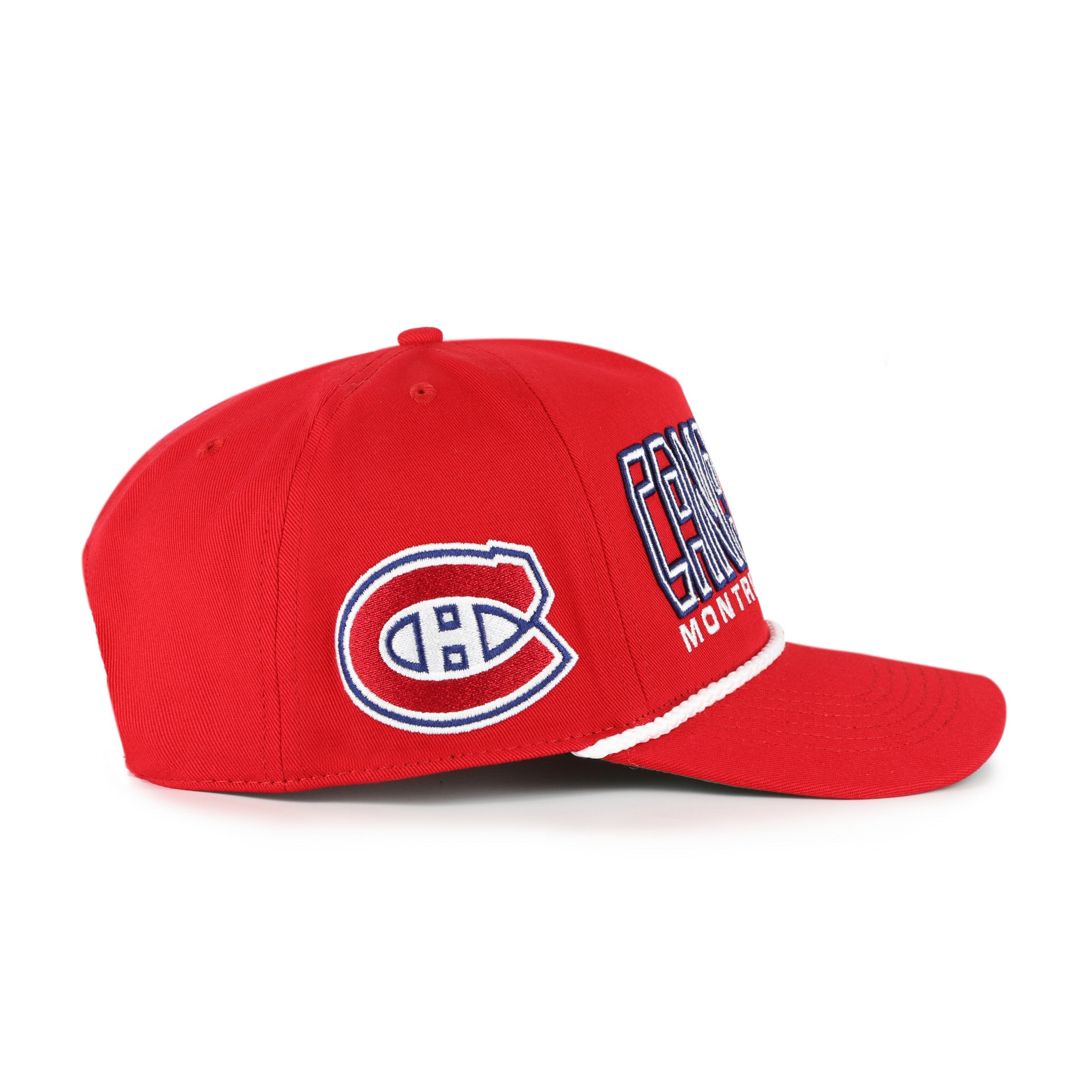Montreal Canadiens NHL 47 Brand Men's Red Byline Hitch Snapback Hat