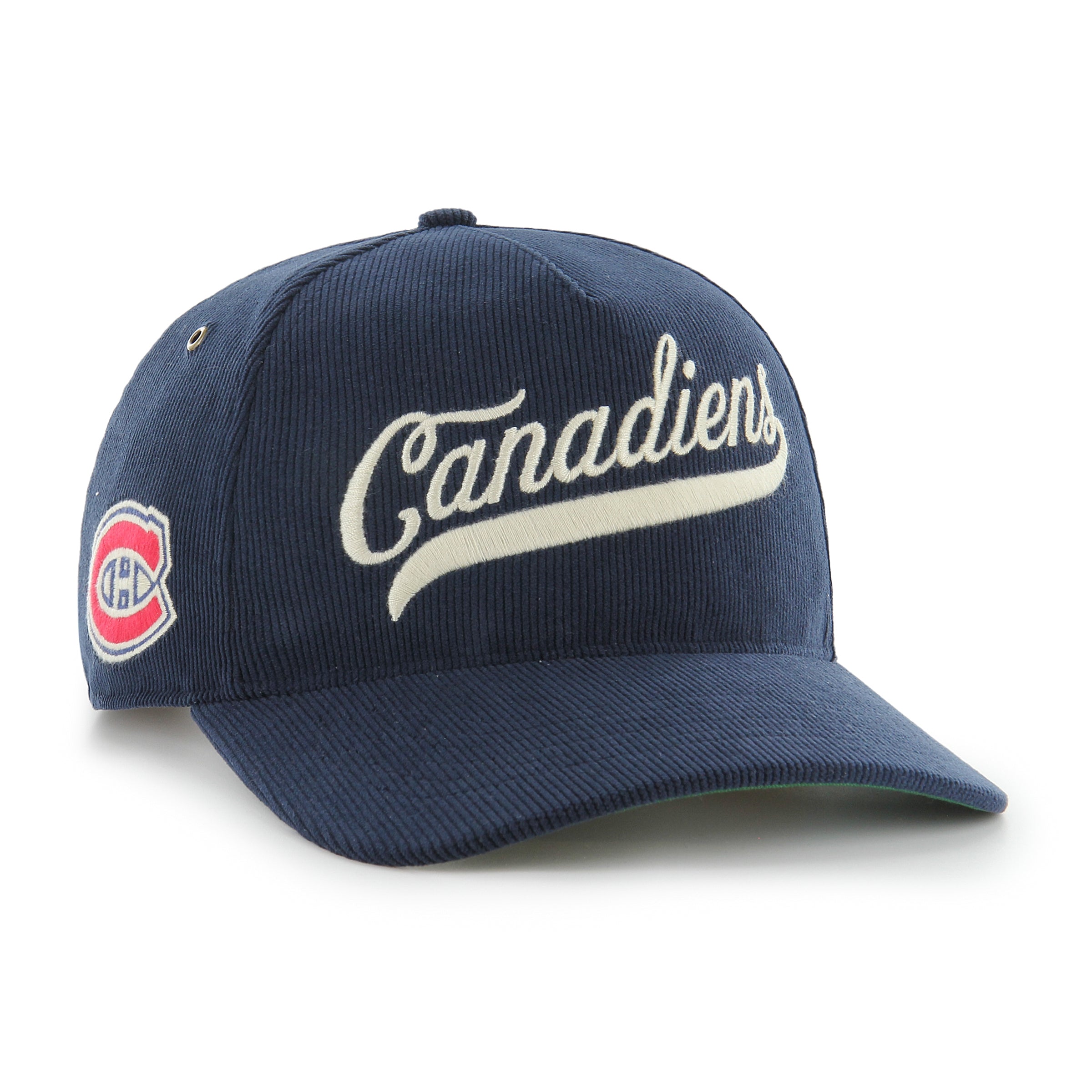Montreal Canadiens NHL 47 Brand Men's Navy Golden Age Cord Hitch Adjustable Hat