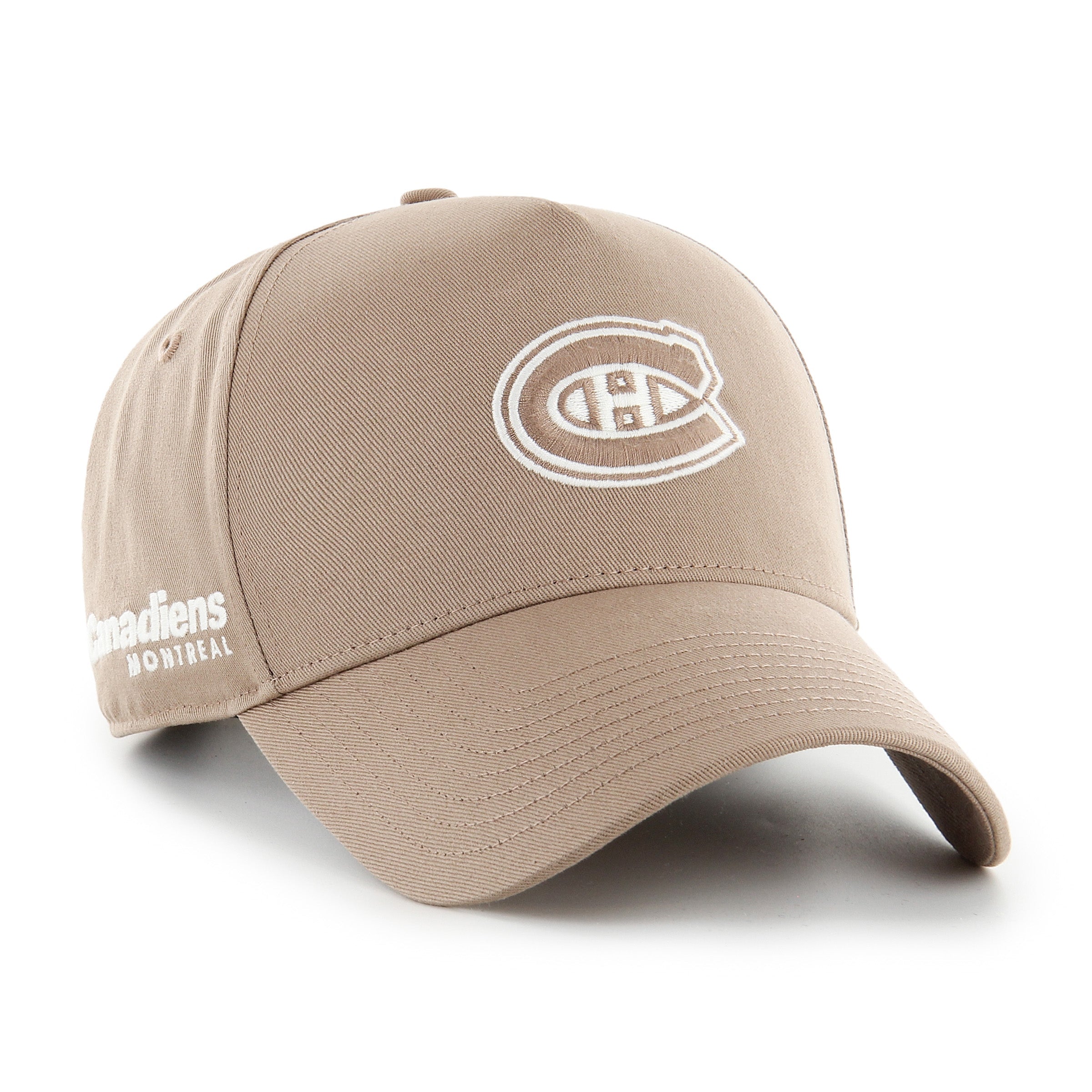 Montreal Canadiens NHL 47 Brand Men's Sandstone Foundational Offside Hitch Adjustable Hat