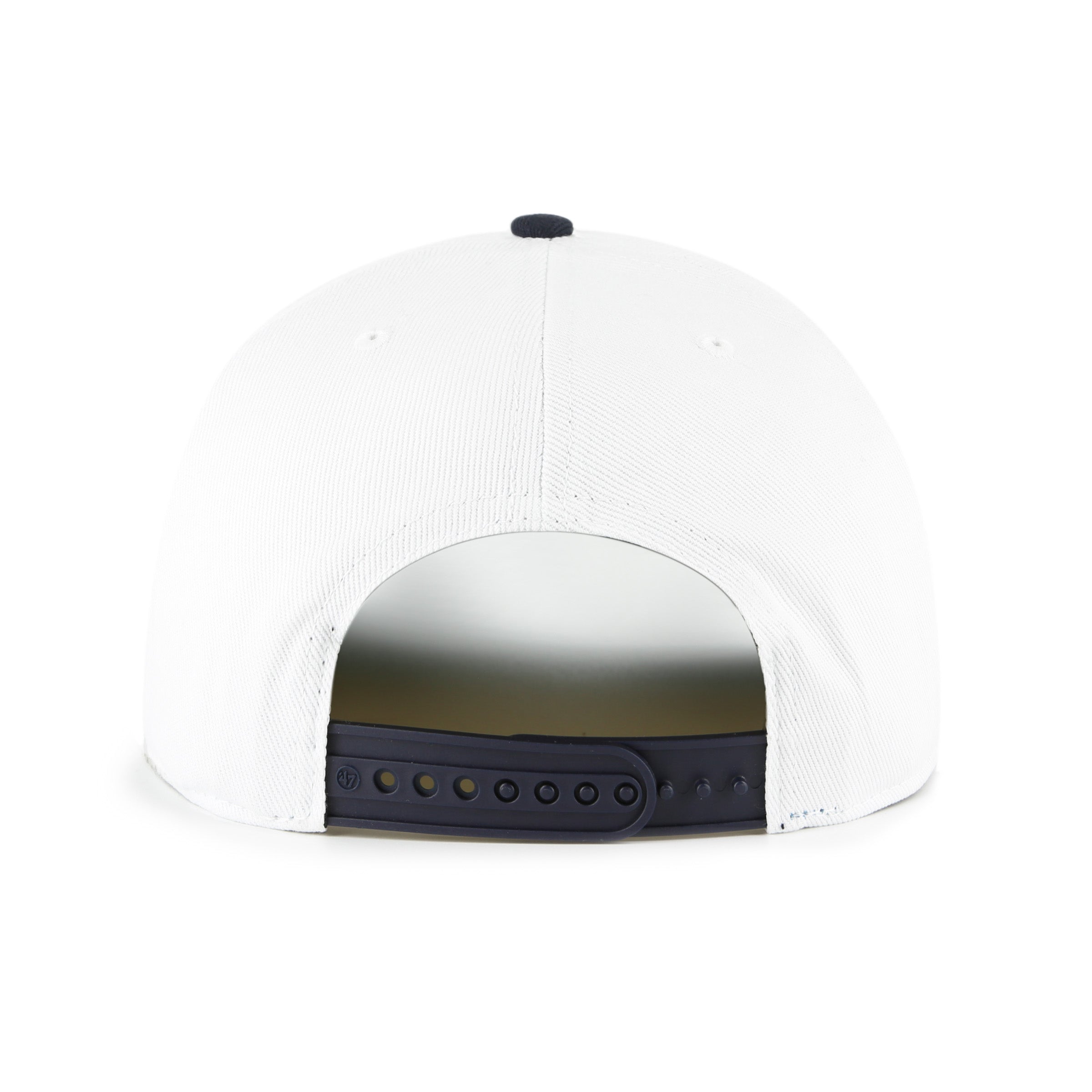 Notre Dame Fighting Irish NCAA 47 Brand Men's White Prime Play Hitch Snapback Hat