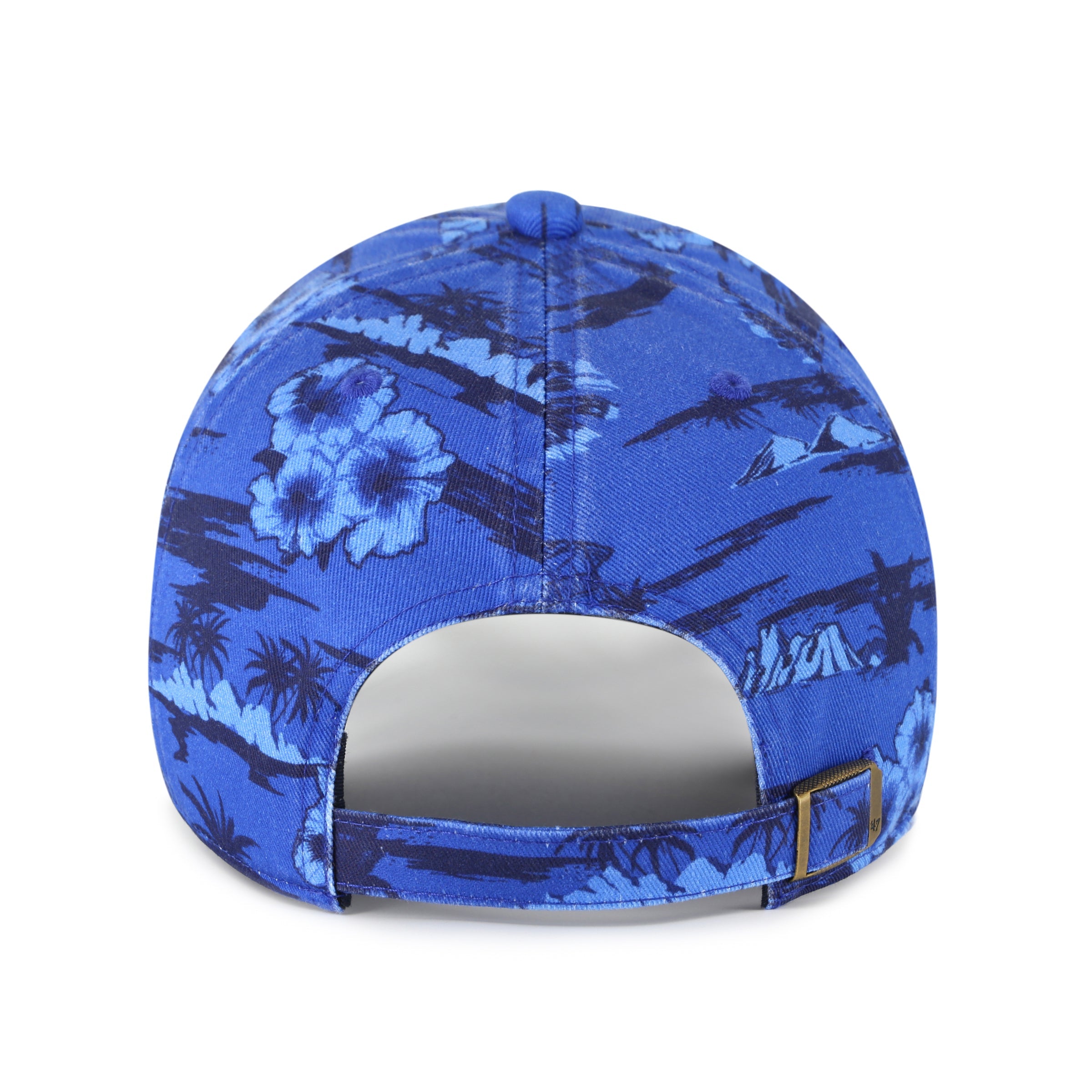 Edmonton Oilers NHL 47 Brand Men's Navy Fiji Clean Up Adjustable Hat